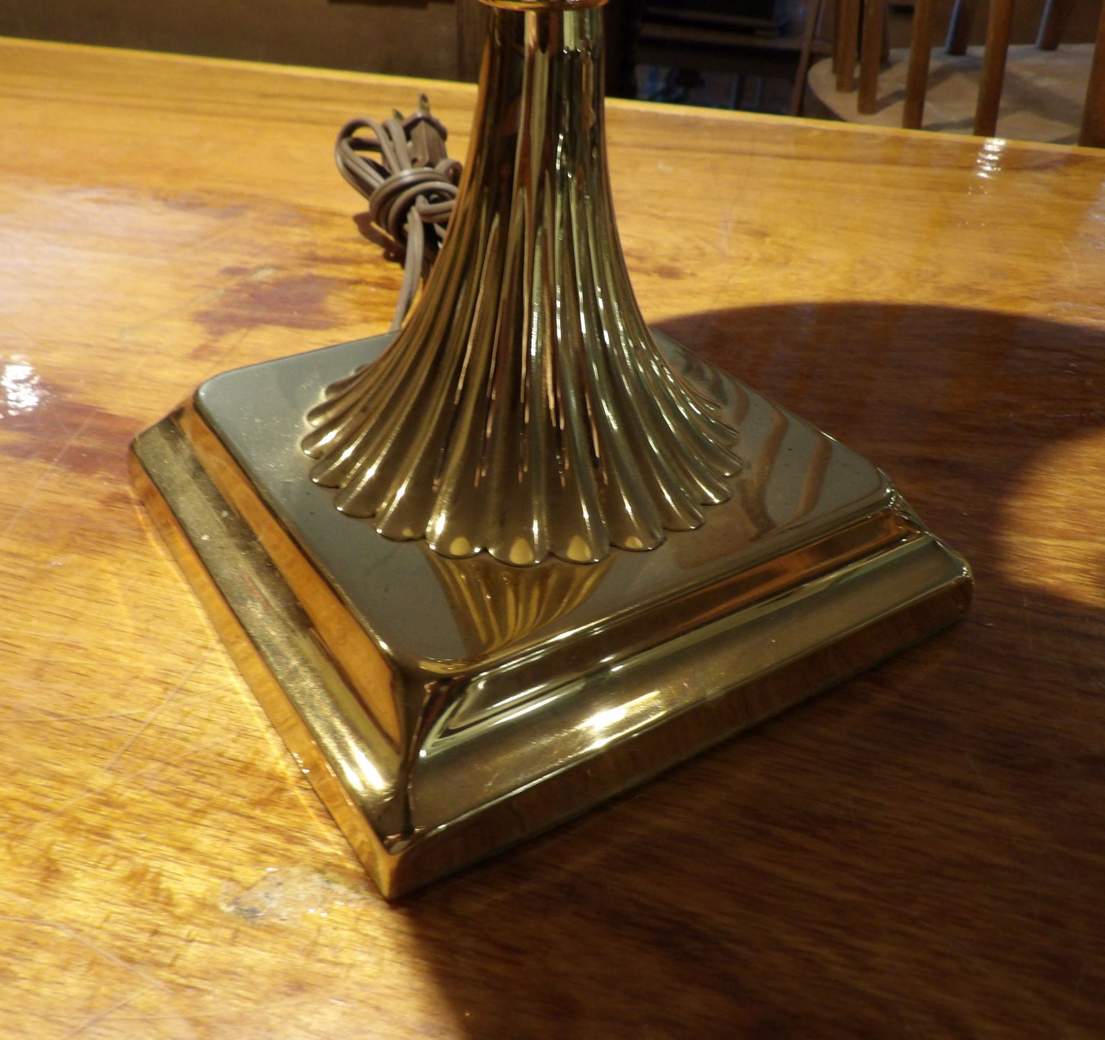 Vintage Brass Table Lamp - 3