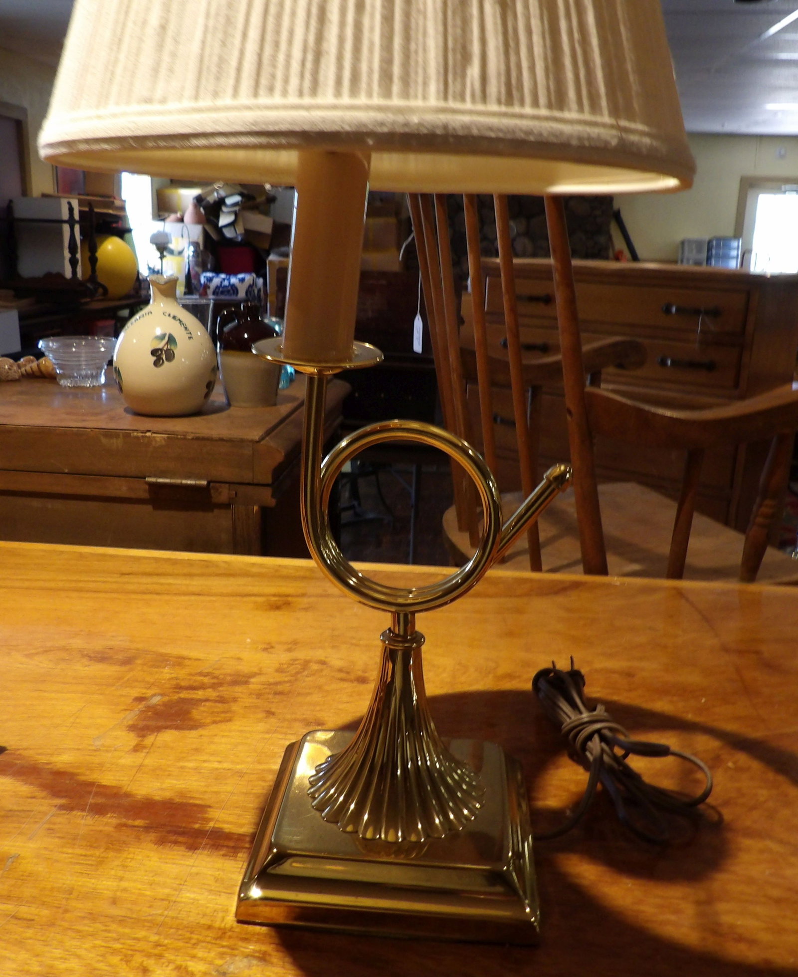 Vintage Brass Table Lamp - 4