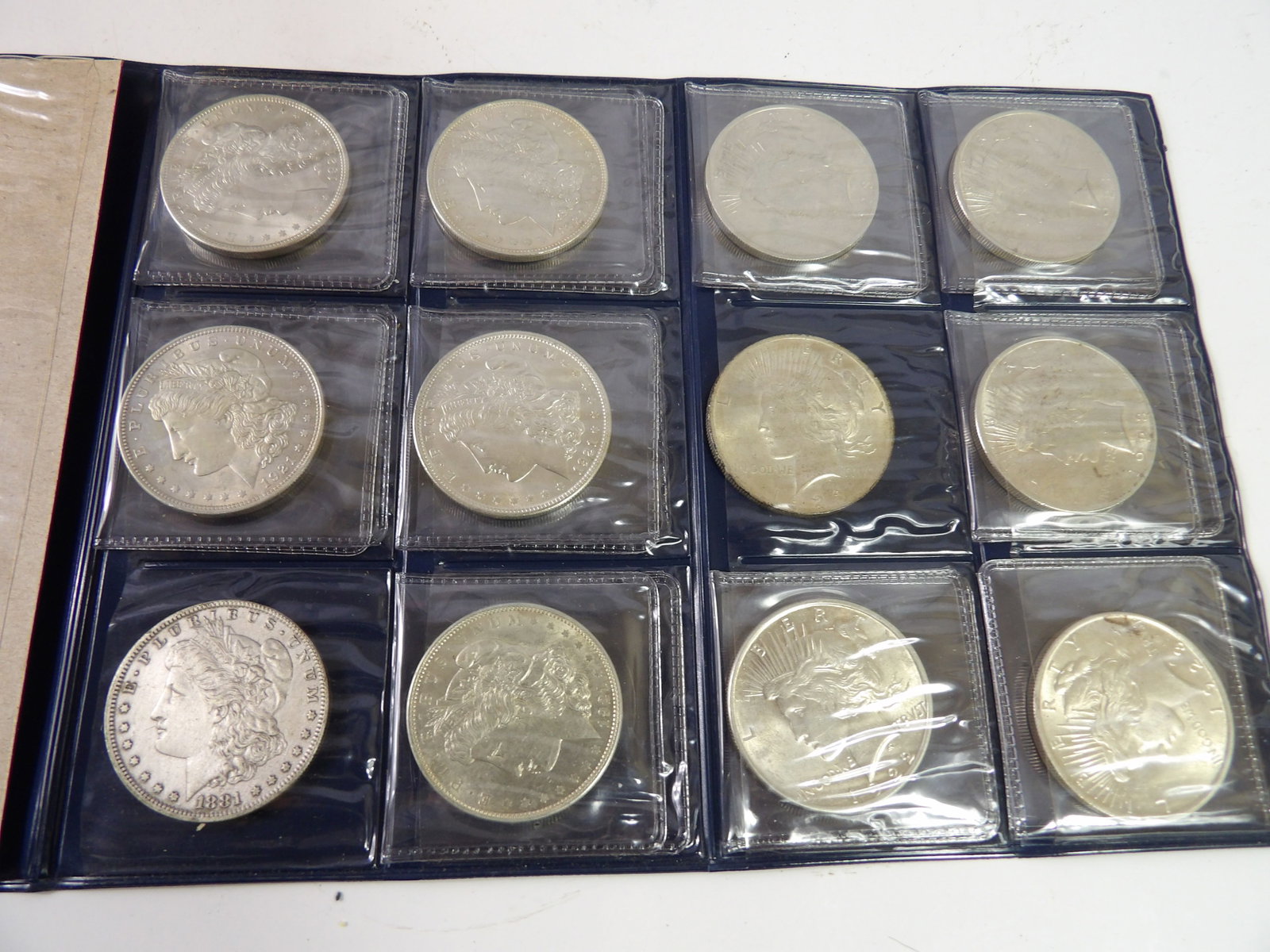 6 Morgan and 6 Peace Dollar (1 of 4)