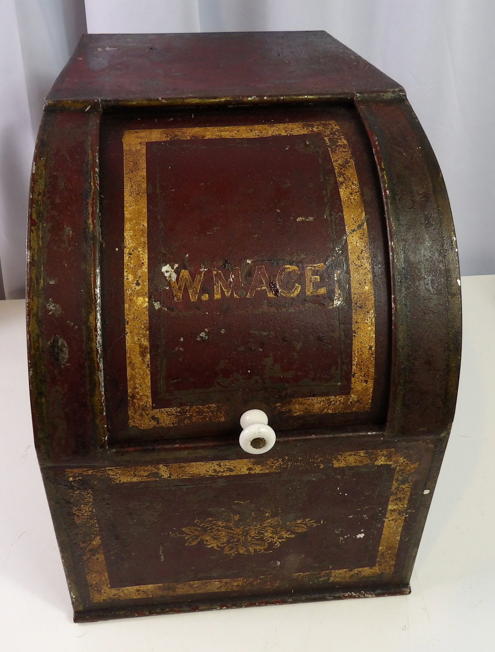Antique W. Mace Tea/Coffee Bin (1 of 5)
