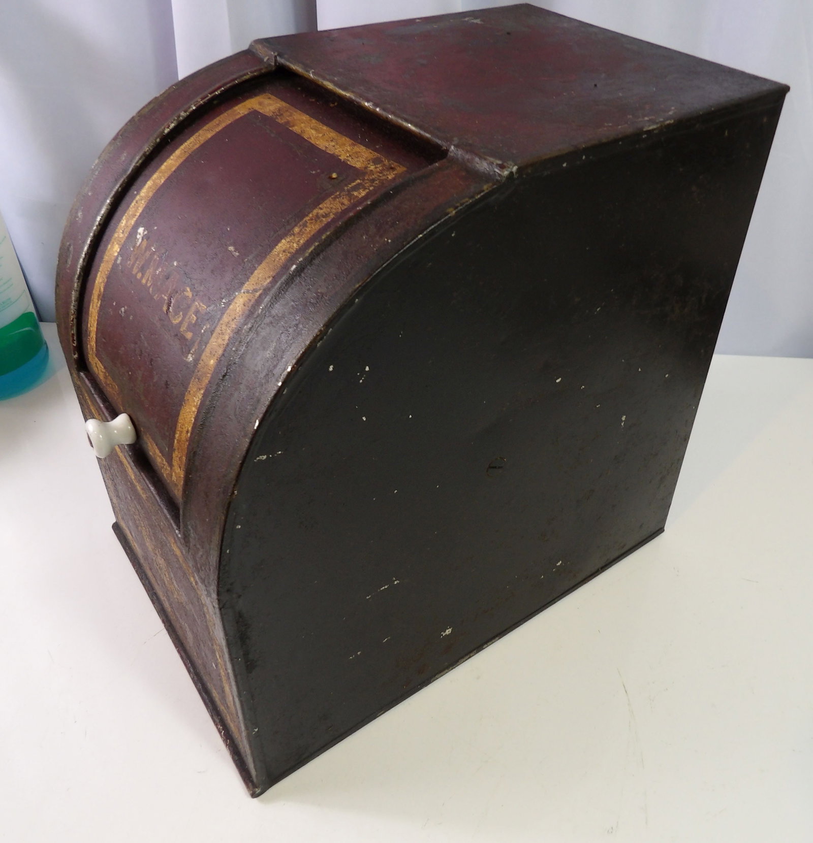 Antique W. Mace Tea/Coffee Bin - 5