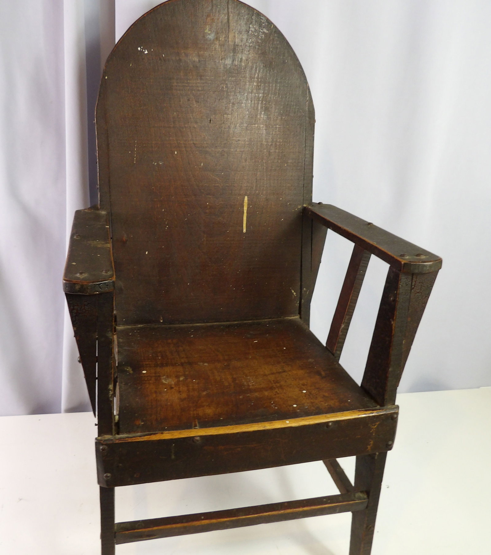 Rare Vintage Wooden Armchair (1 of 6)