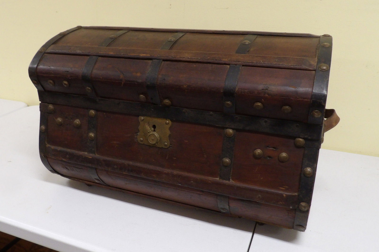 Vintage Wooden Steamer Trunk (1 of 8)