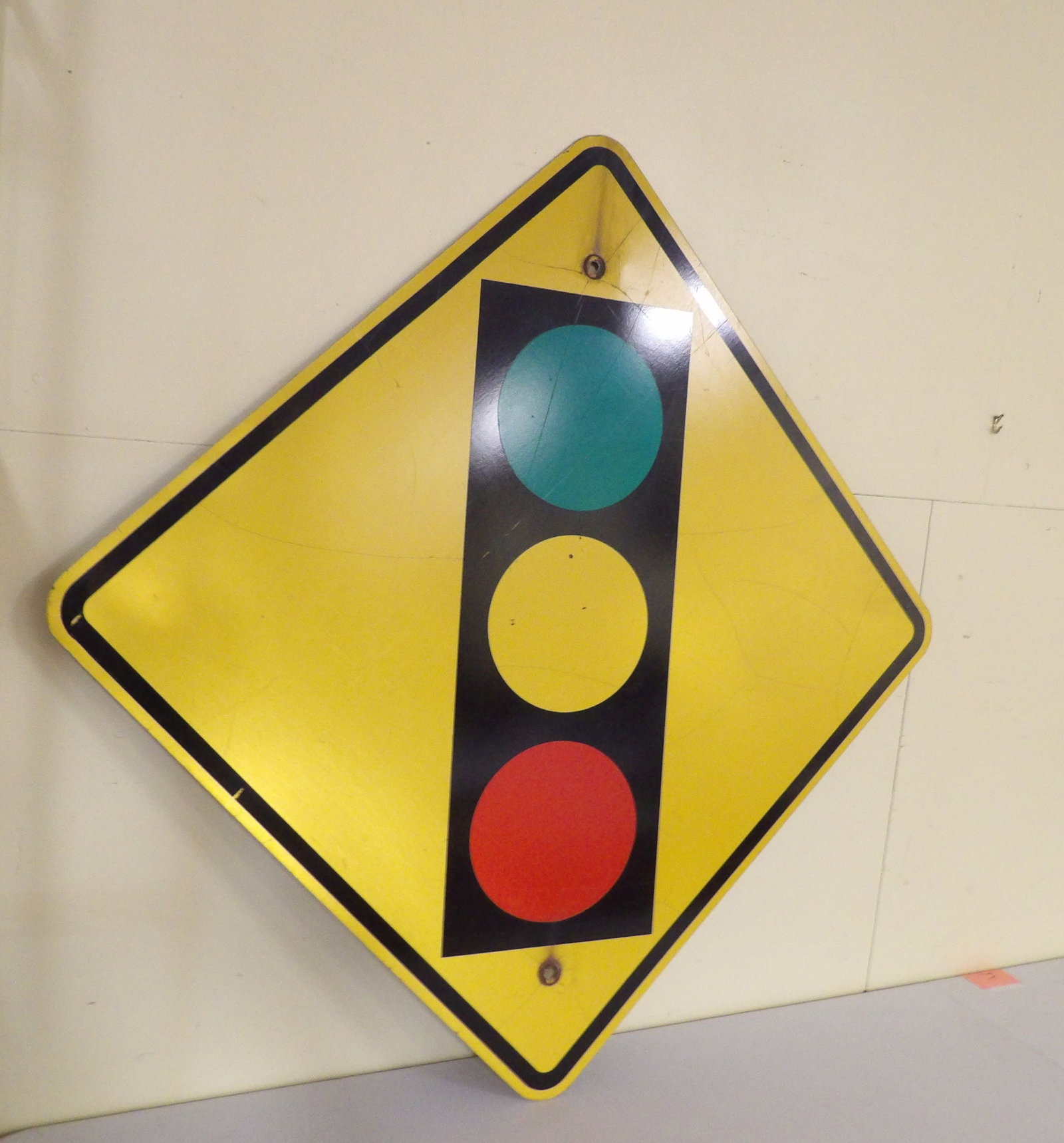 Traffic Light Ahead Road Sign (1 of 3)