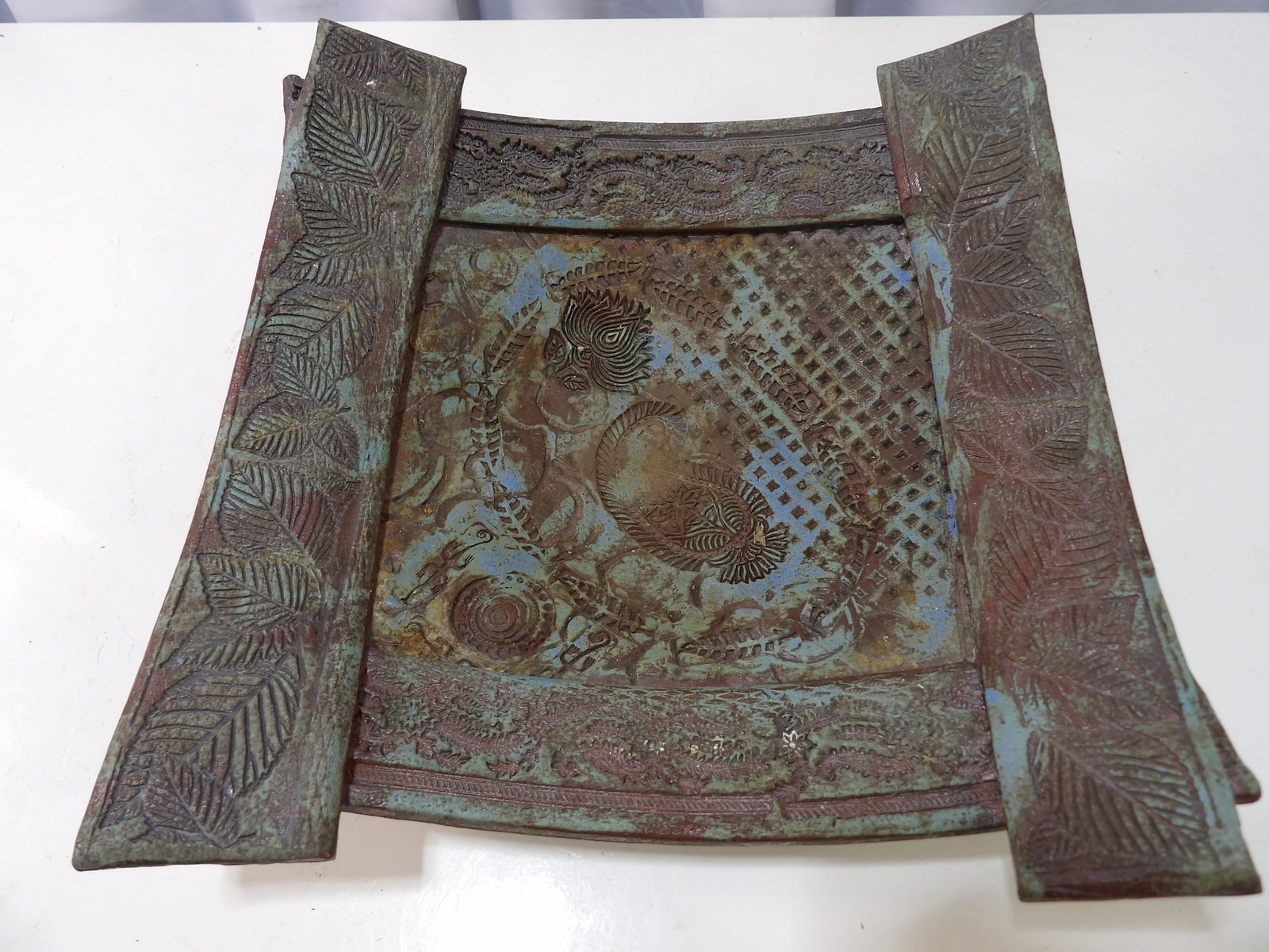 Early Rectangular Ceramic Dish (1 of 5)