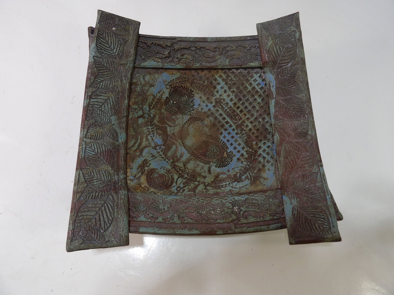 Early Rectangular Ceramic Dish - 2