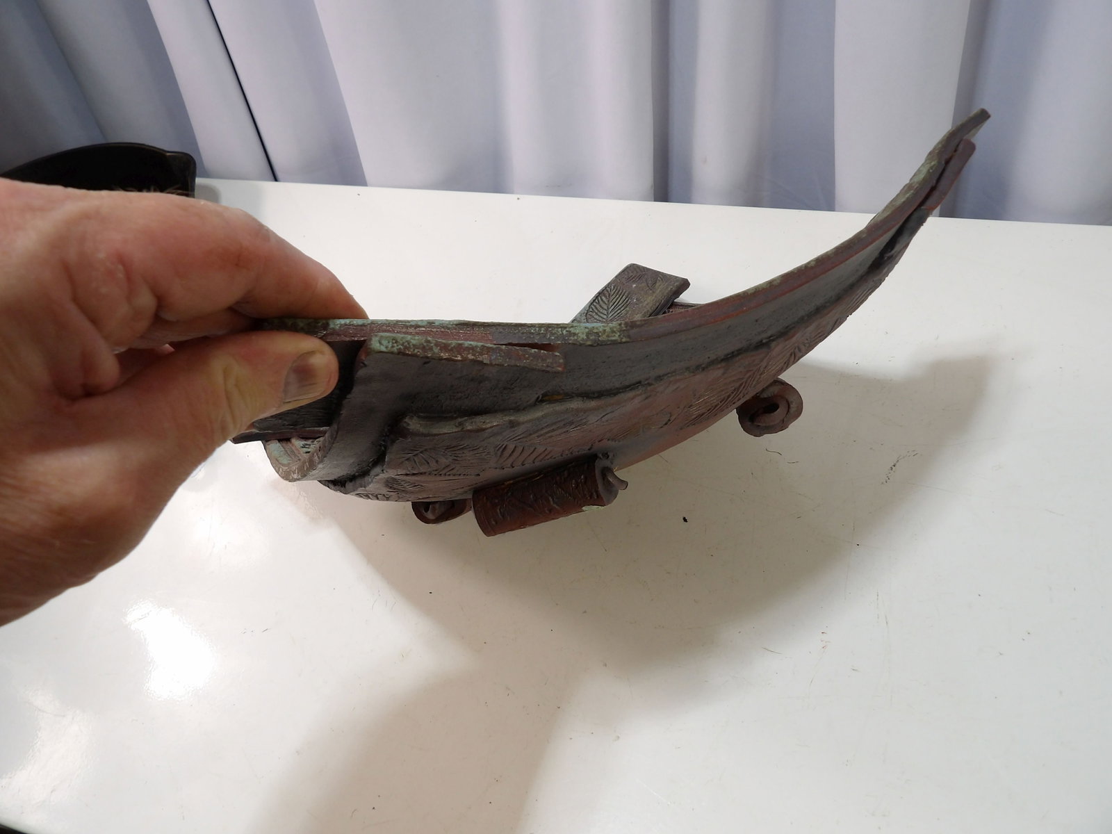 Early Rectangular Ceramic Dish - 3