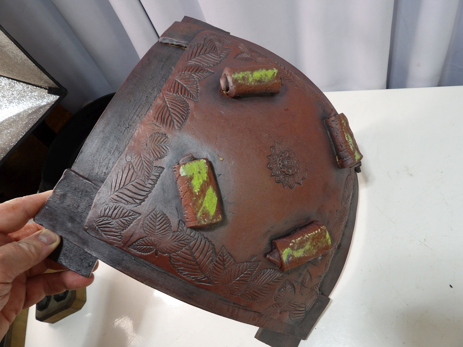 Early Rectangular Ceramic Dish - 4