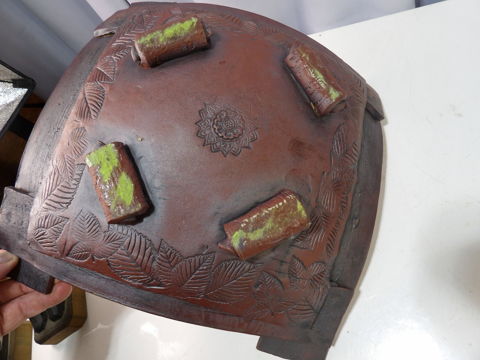 Early Rectangular Ceramic Dish - 5