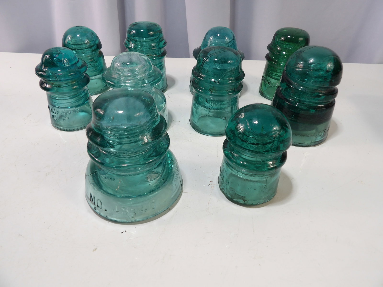 10 PCS. Glass Insulators (1 of 4)