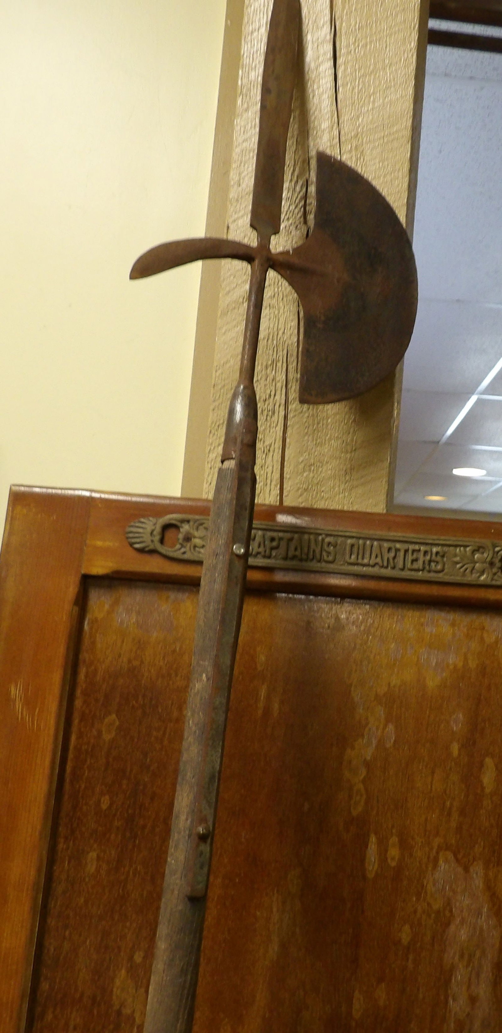 Antique Halberd with Axe Blade (1 of 3)