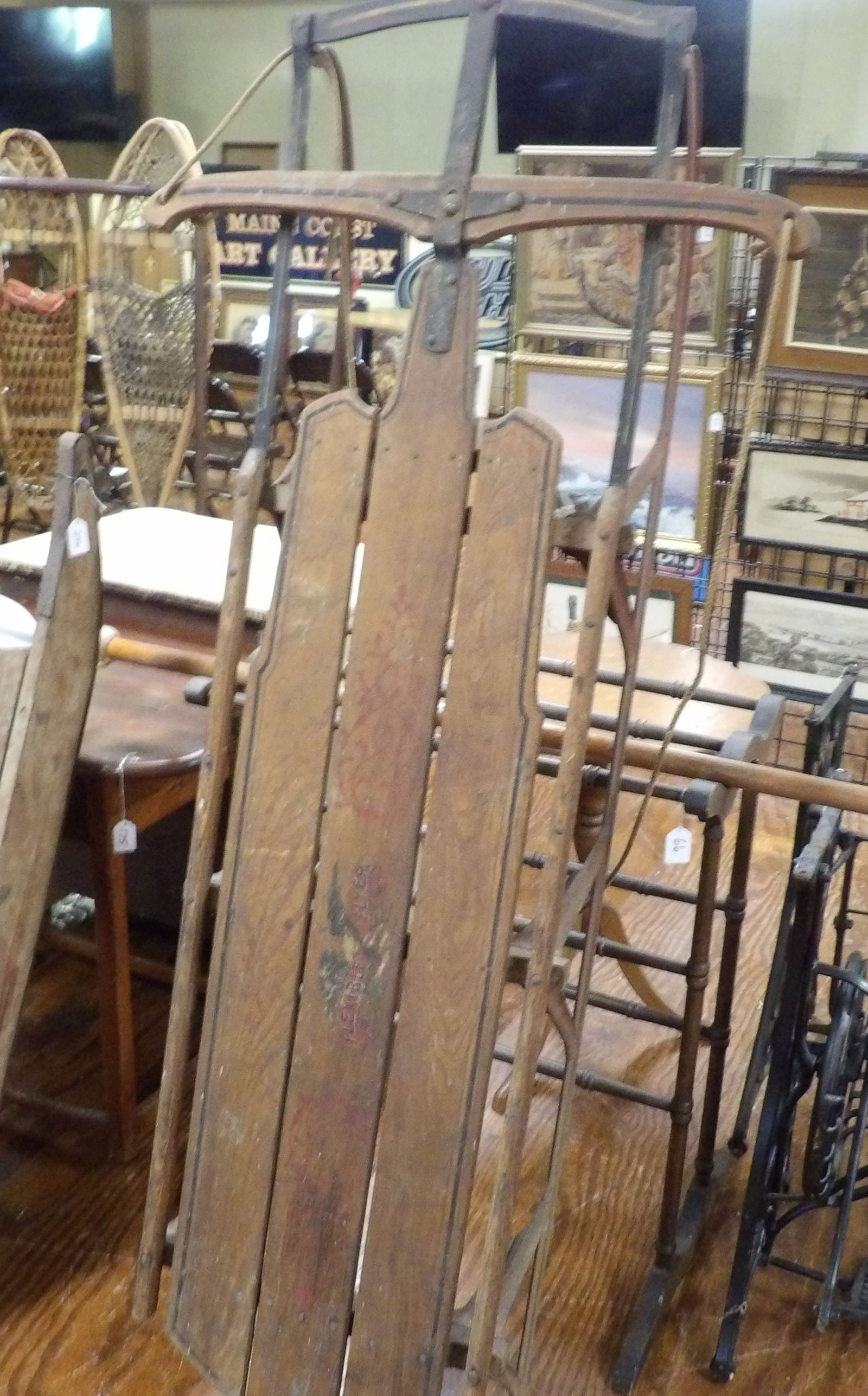 Rare 65" Flexible Flyer Sled (1 of 4)