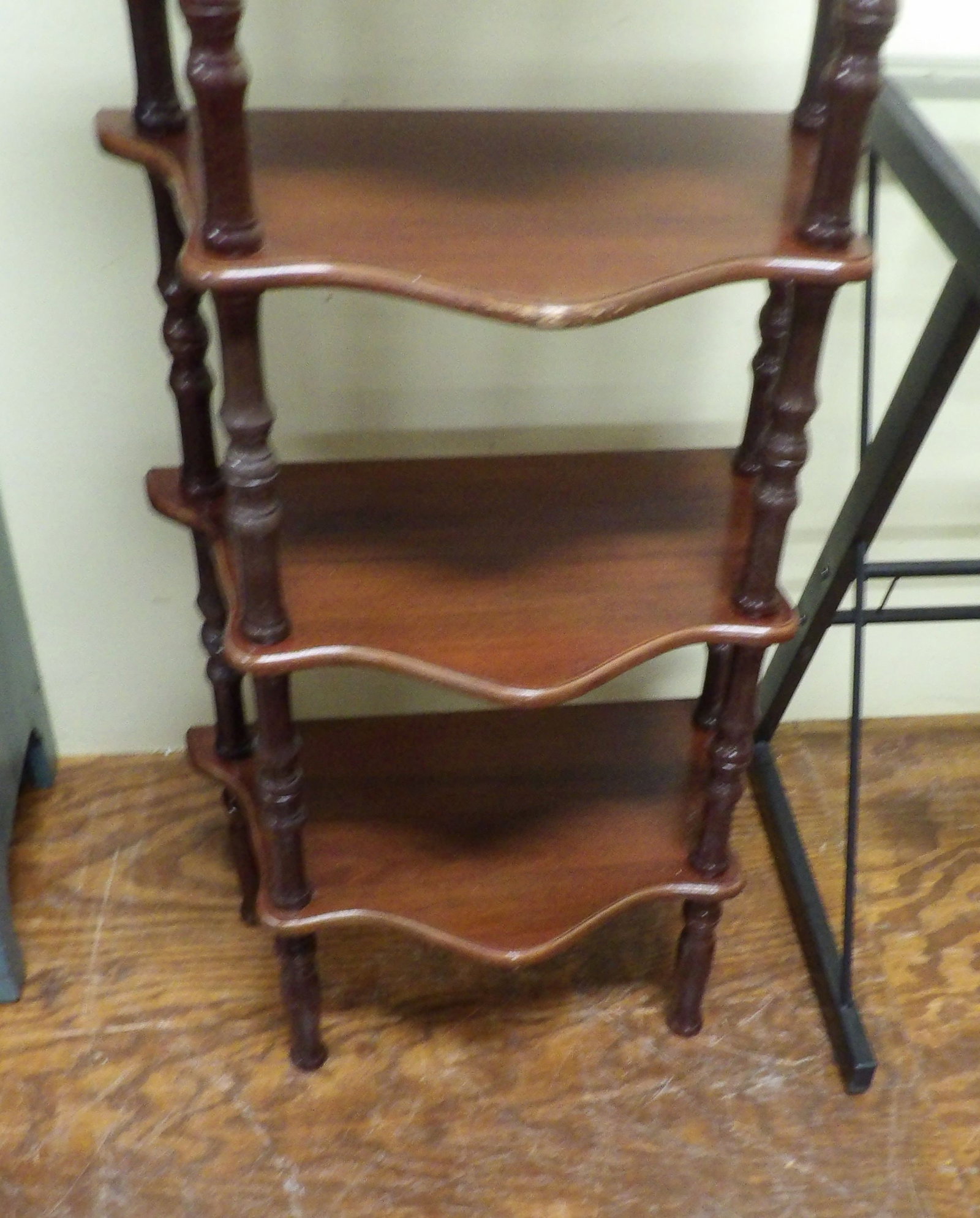 Carved Wood Etagere (1 of 4)