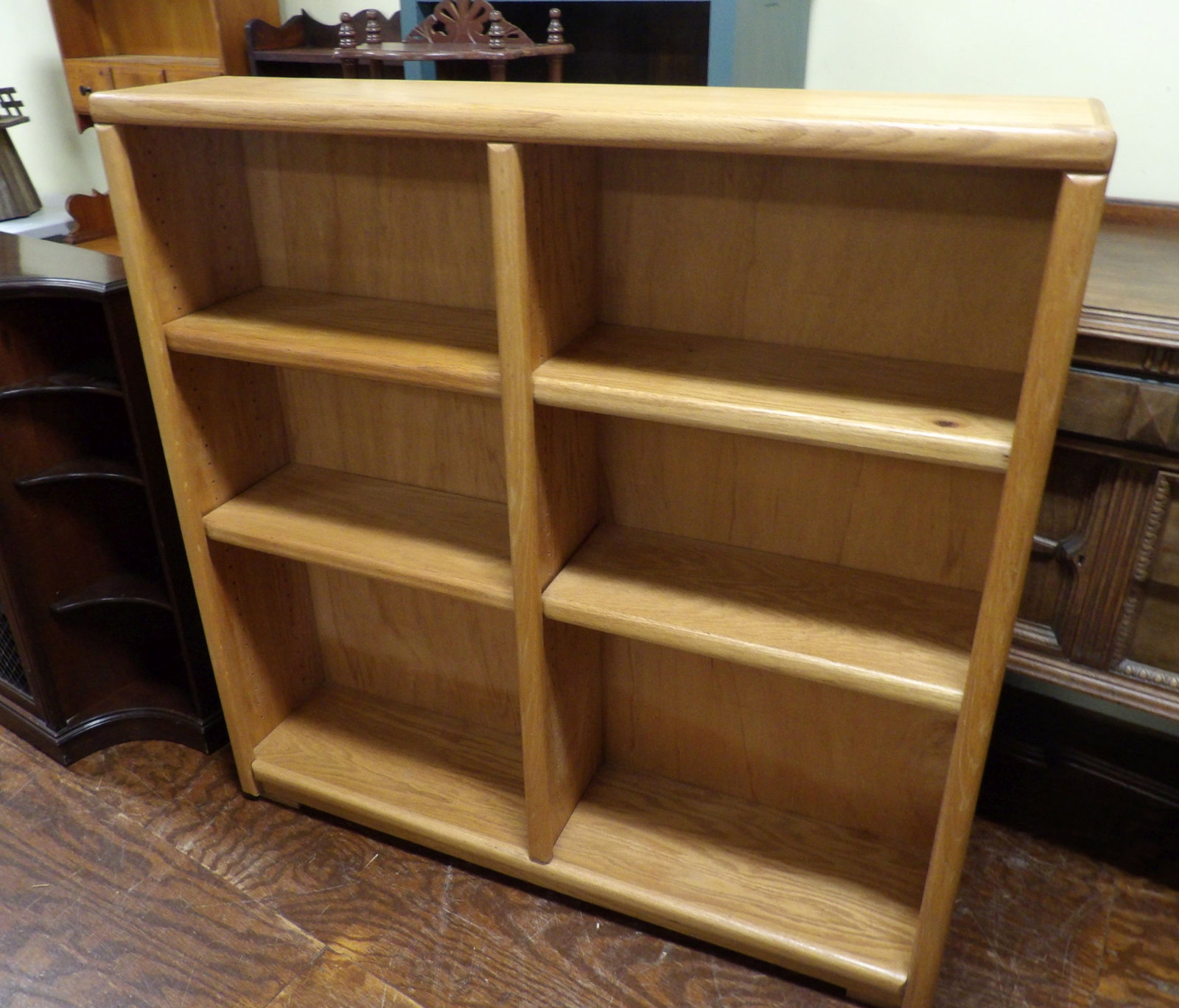 2 Section Adjustable Bookshelf (1 of 3)