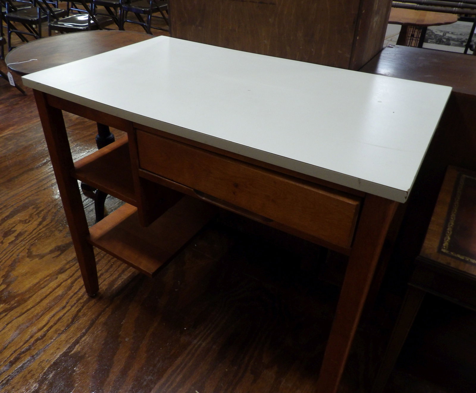 Formica Top Wooden Desk (1 of 3)