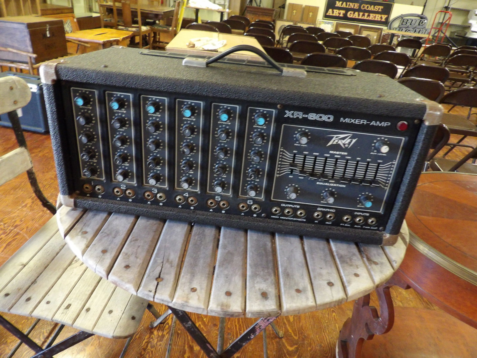 Peavey XR-600 6 Channel Powered Mixer Amp (1 of 4)