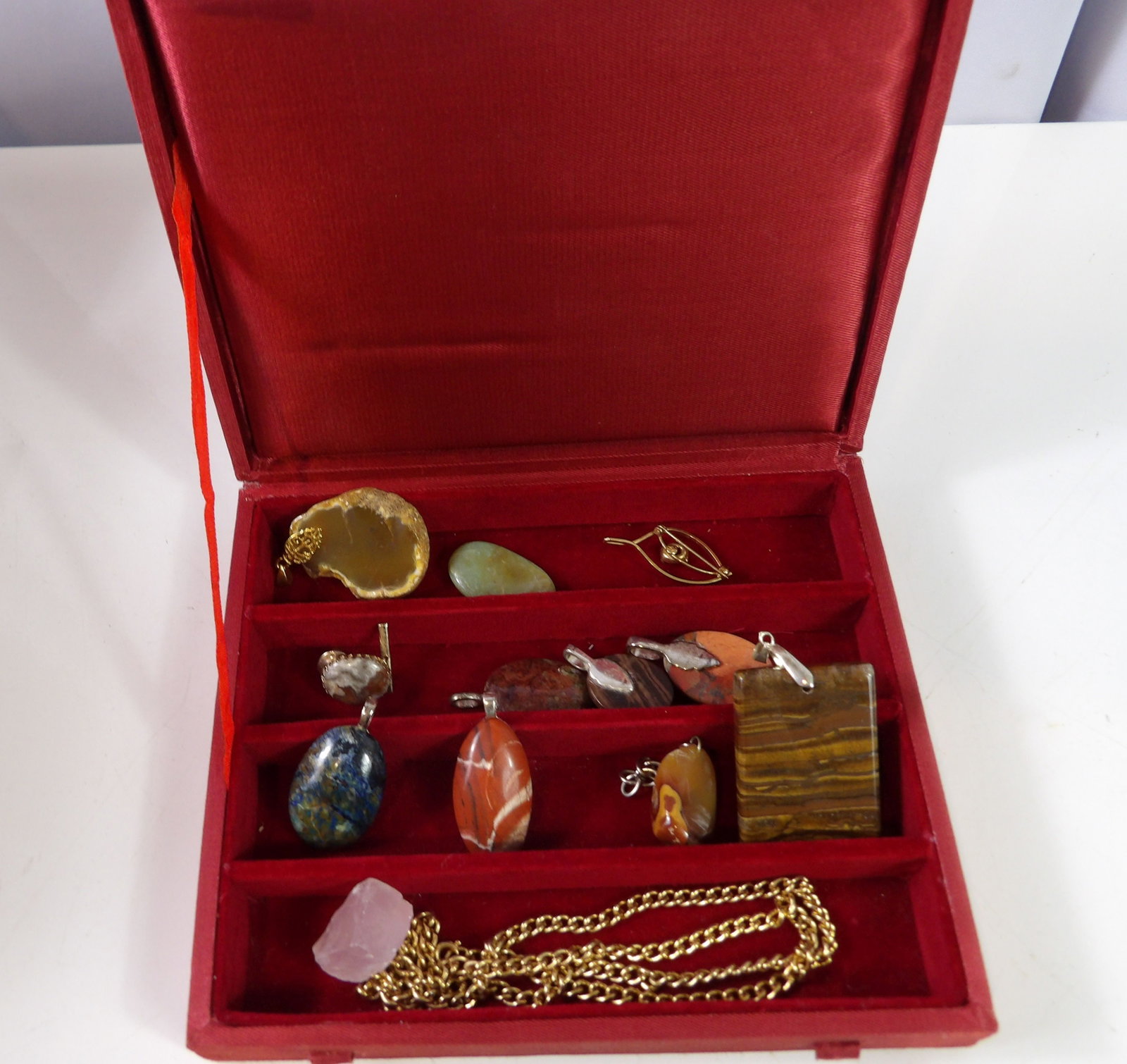 Assorted Gemstone Pendants - 4