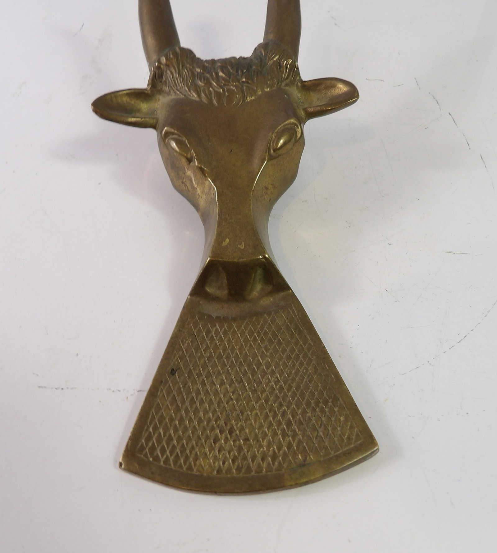 Brass Bull Head Boot Jack - 3