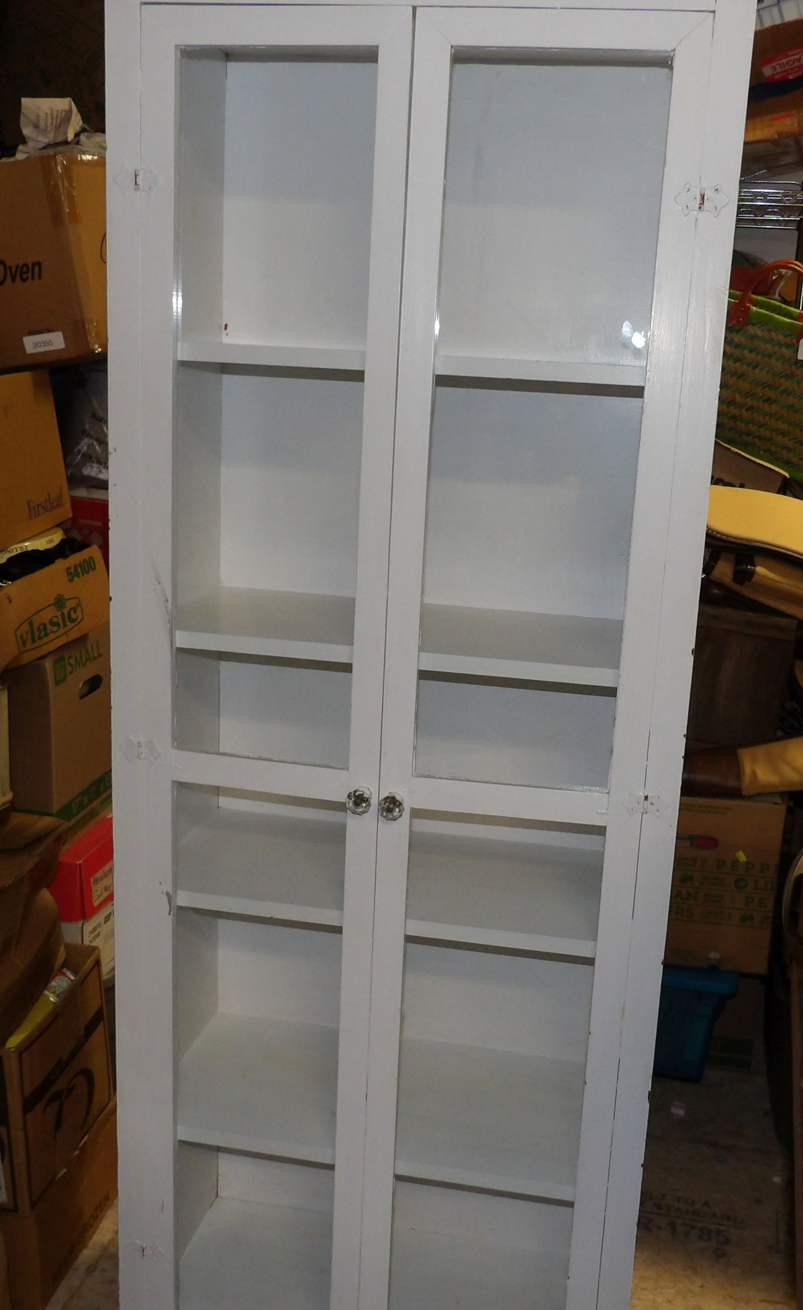 Early Glass Door Display Cabinet (1 of 4)