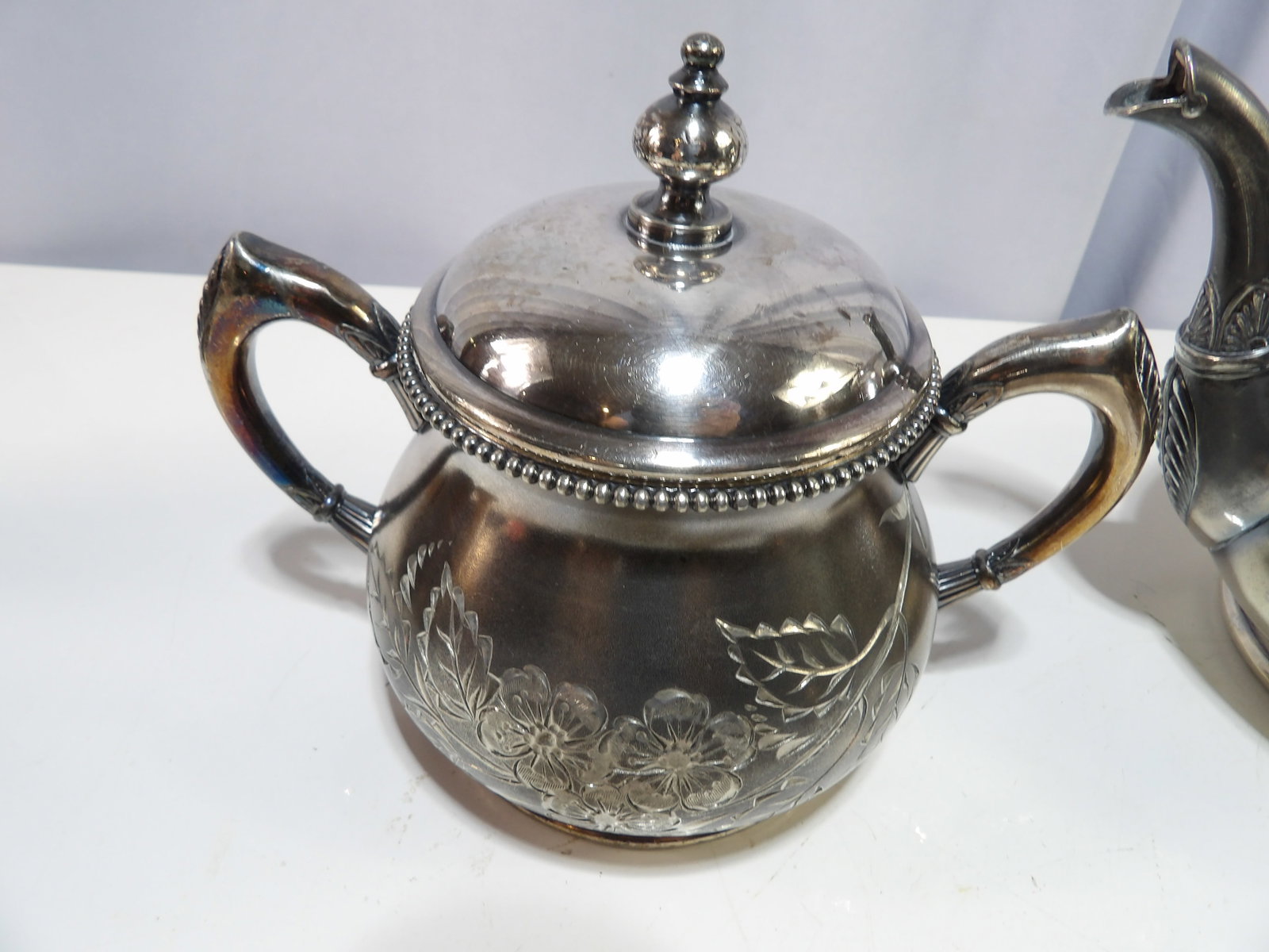 Rogers Silver Plated Tea Set - 4