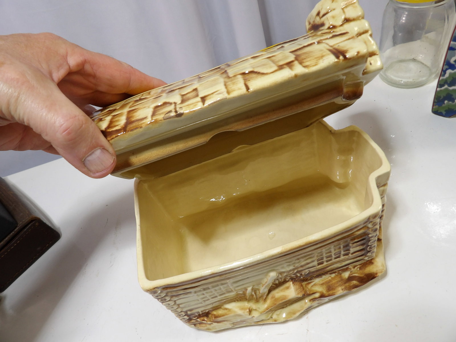 McCoy Log Cabin Cookie Jar - 3