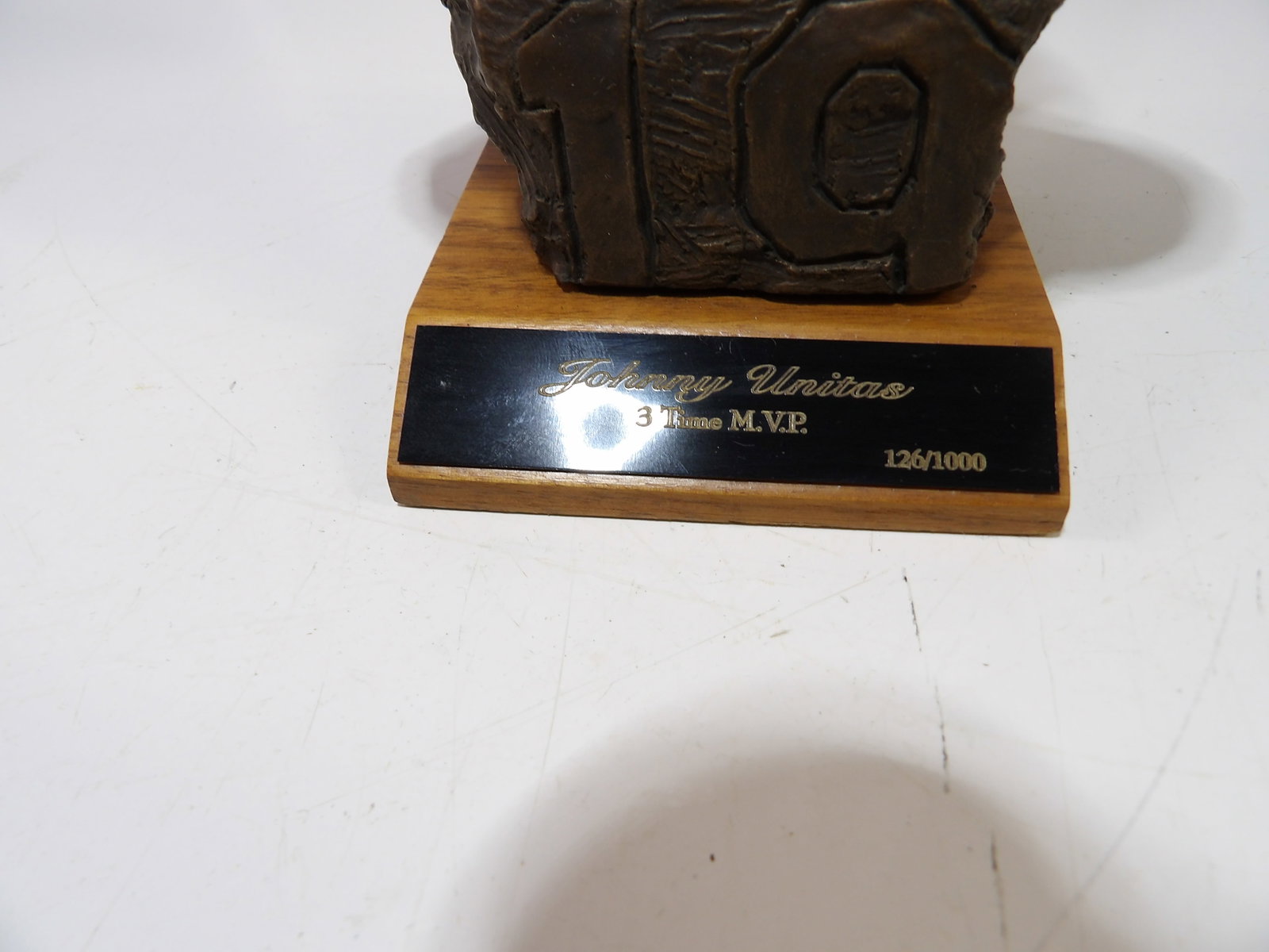 Johnny Unitas Bronze Bust - 2