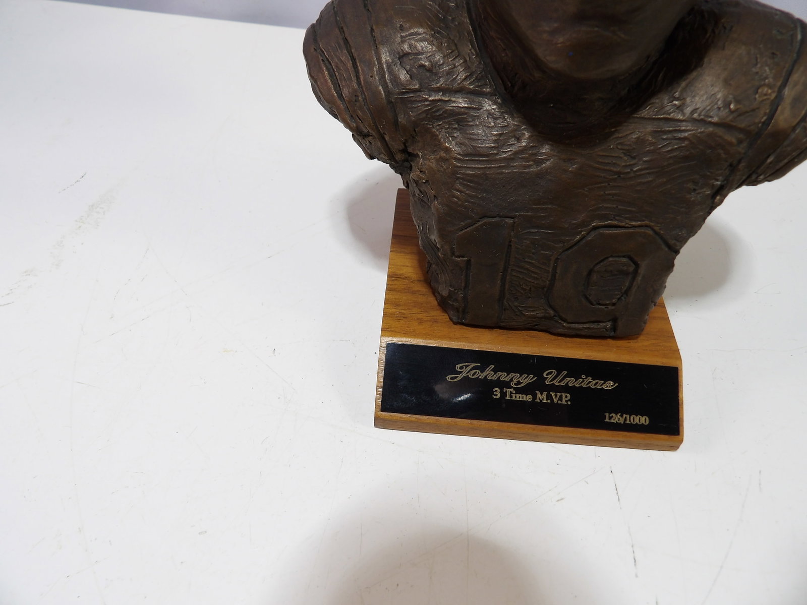 Johnny Unitas Bronze Bust - 3