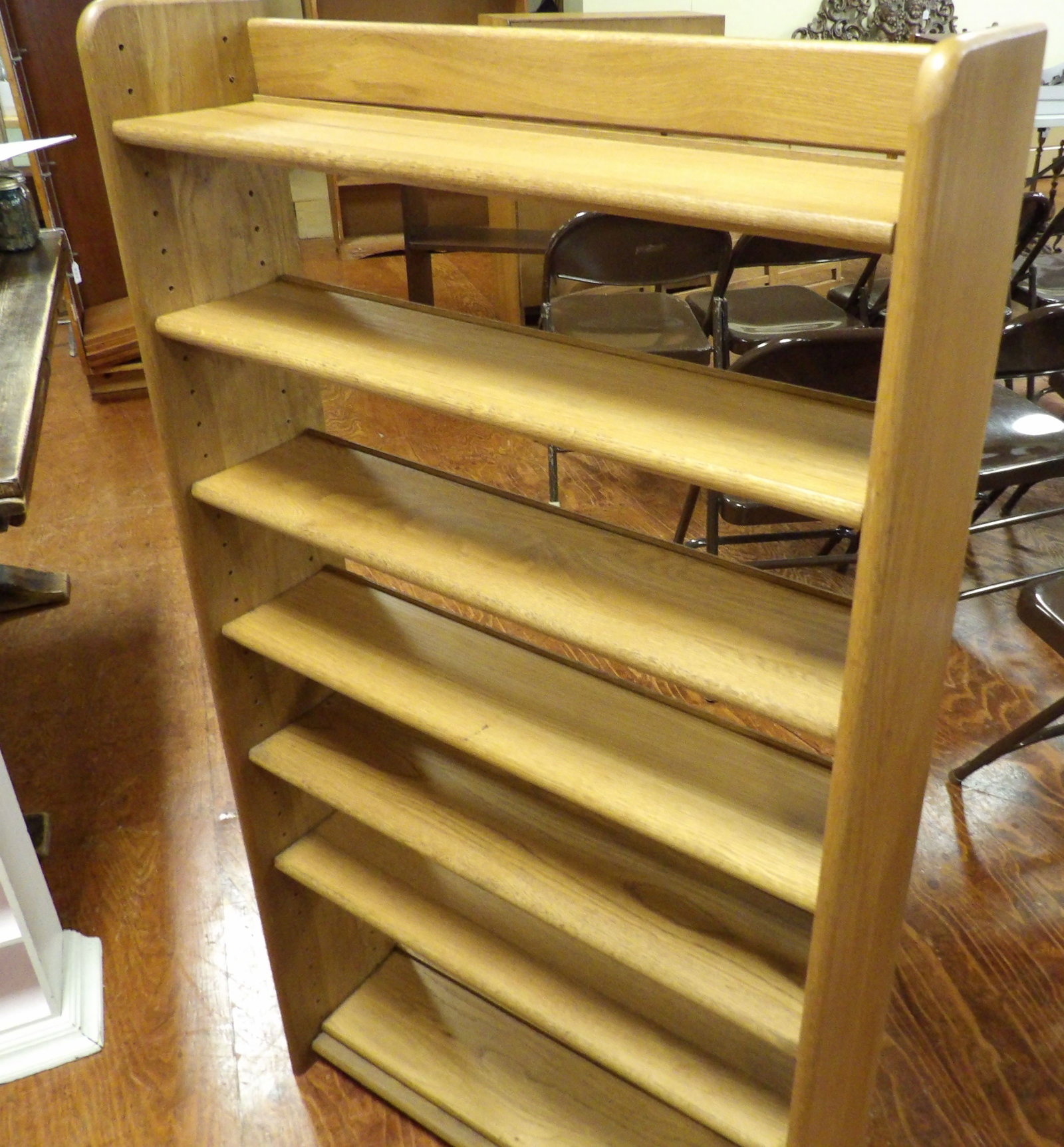 Multi Tiered Oak Storage Rack - 3