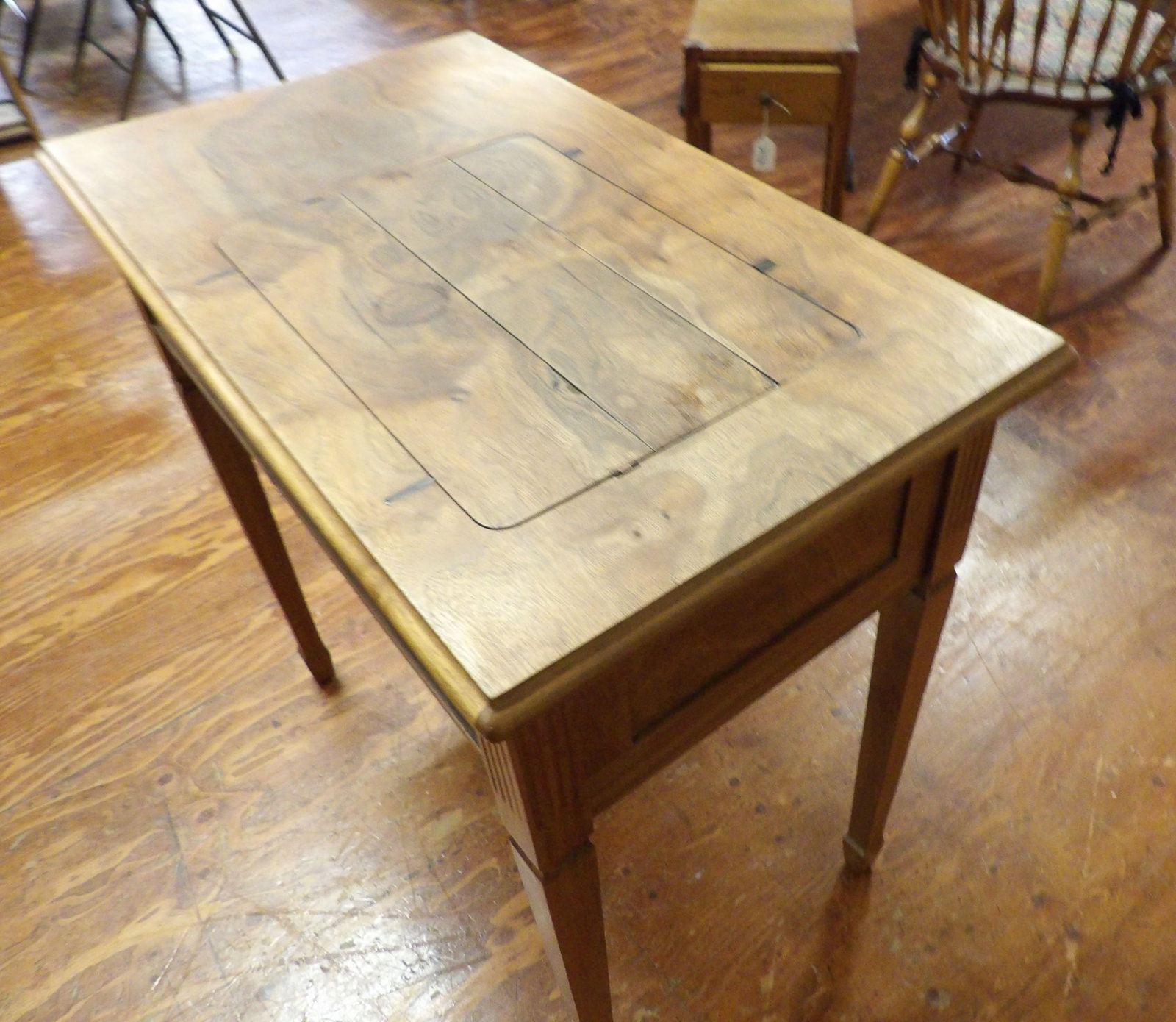 Walnut Sewing Table (Table Only) - 3
