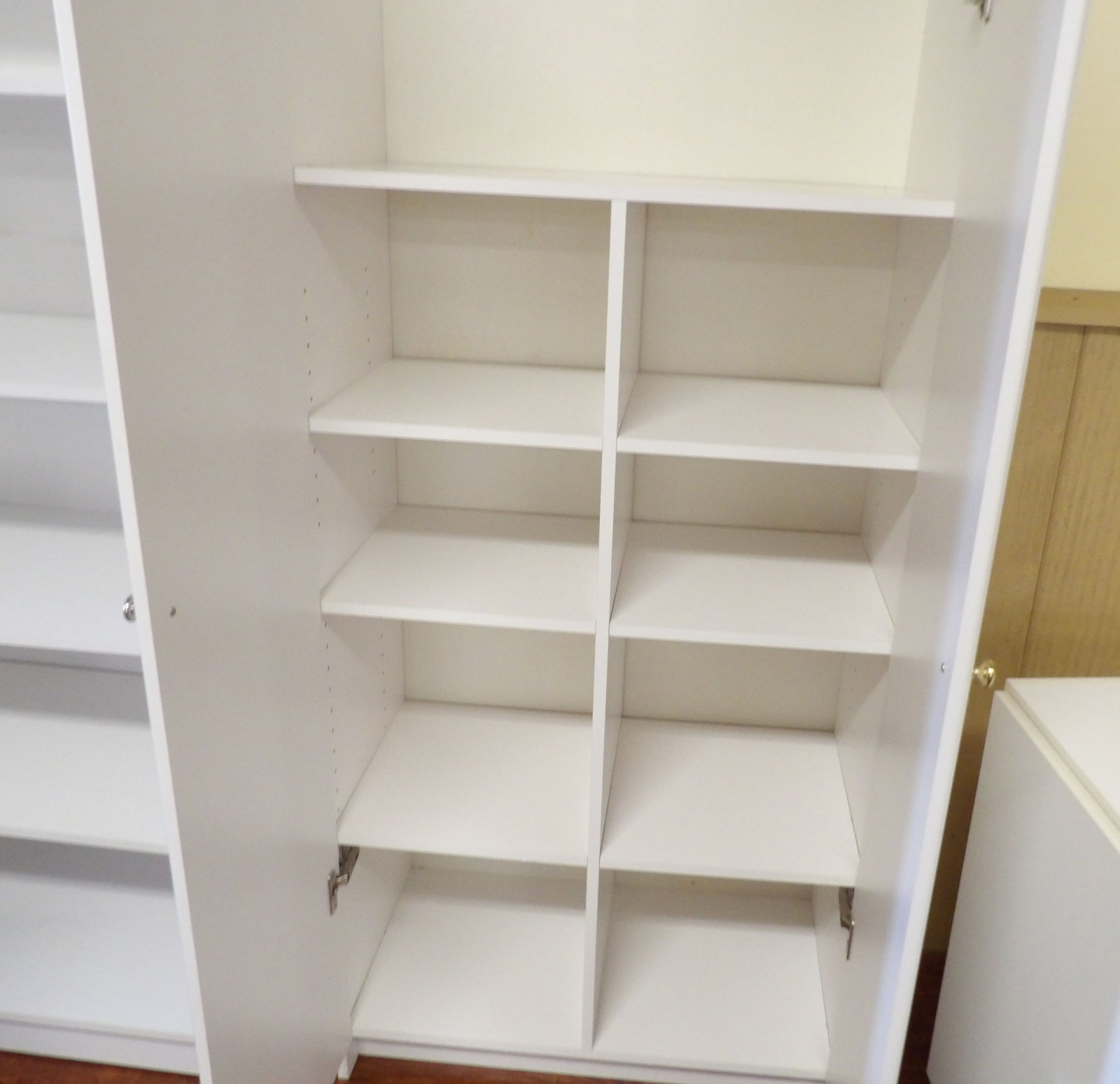 White 2 Door Wardrobe - 3