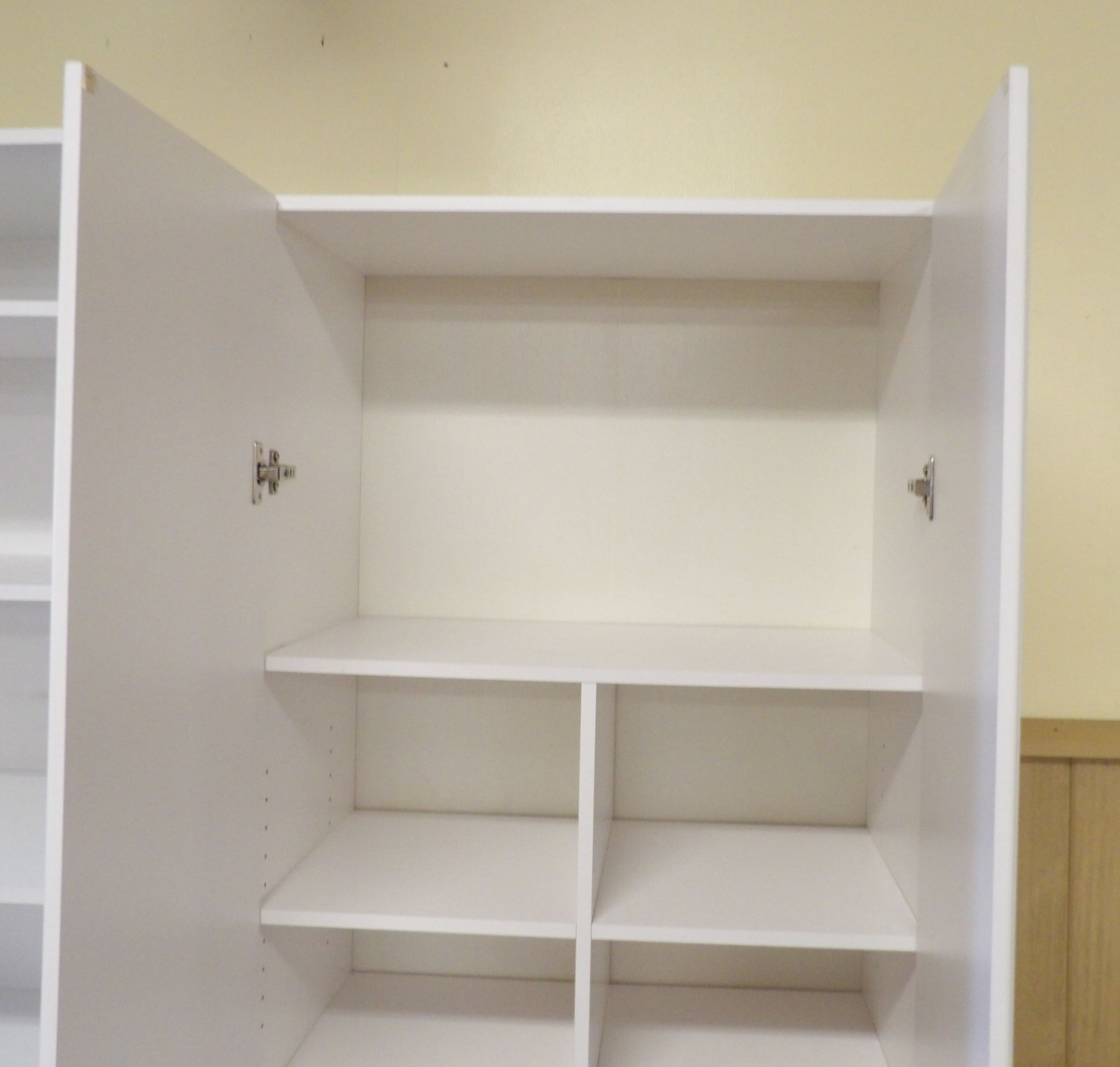 White 2 Door Wardrobe - 4
