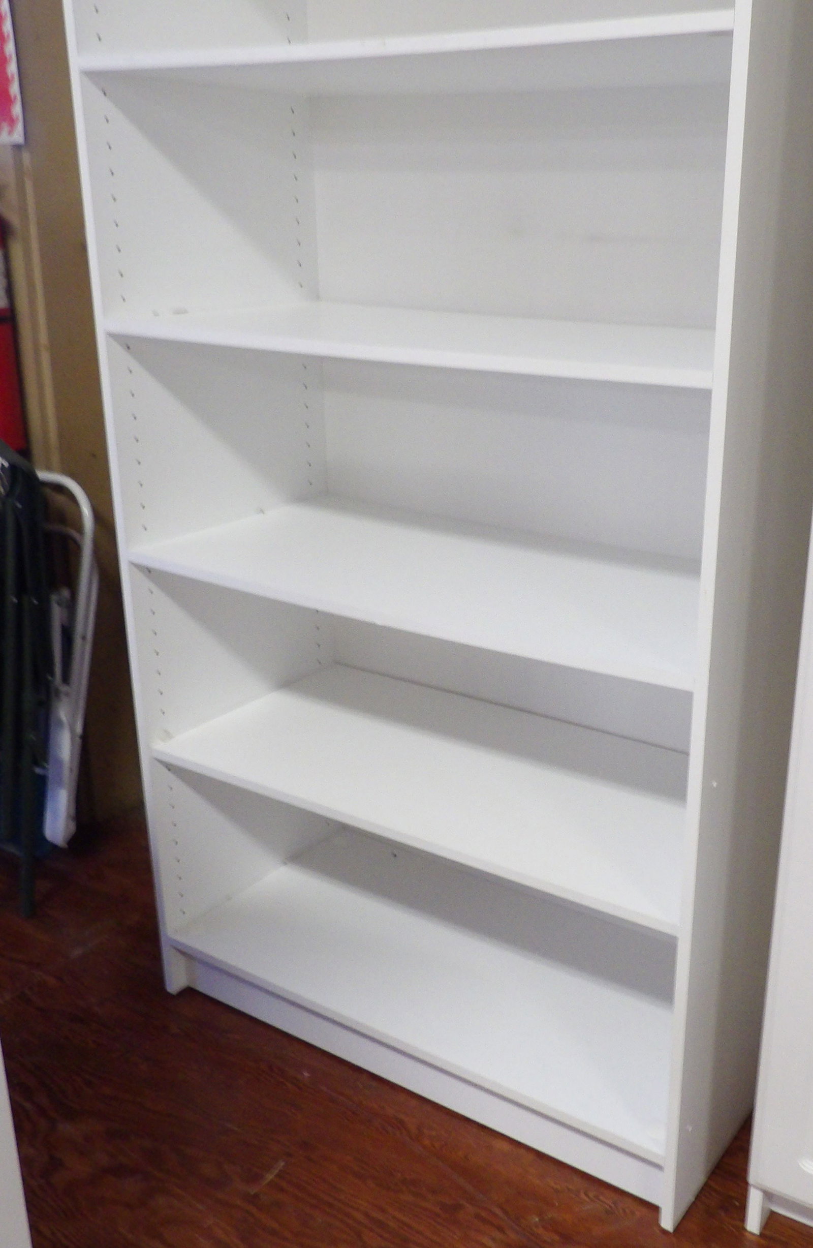 White 5-Shelf Bookcase - 2