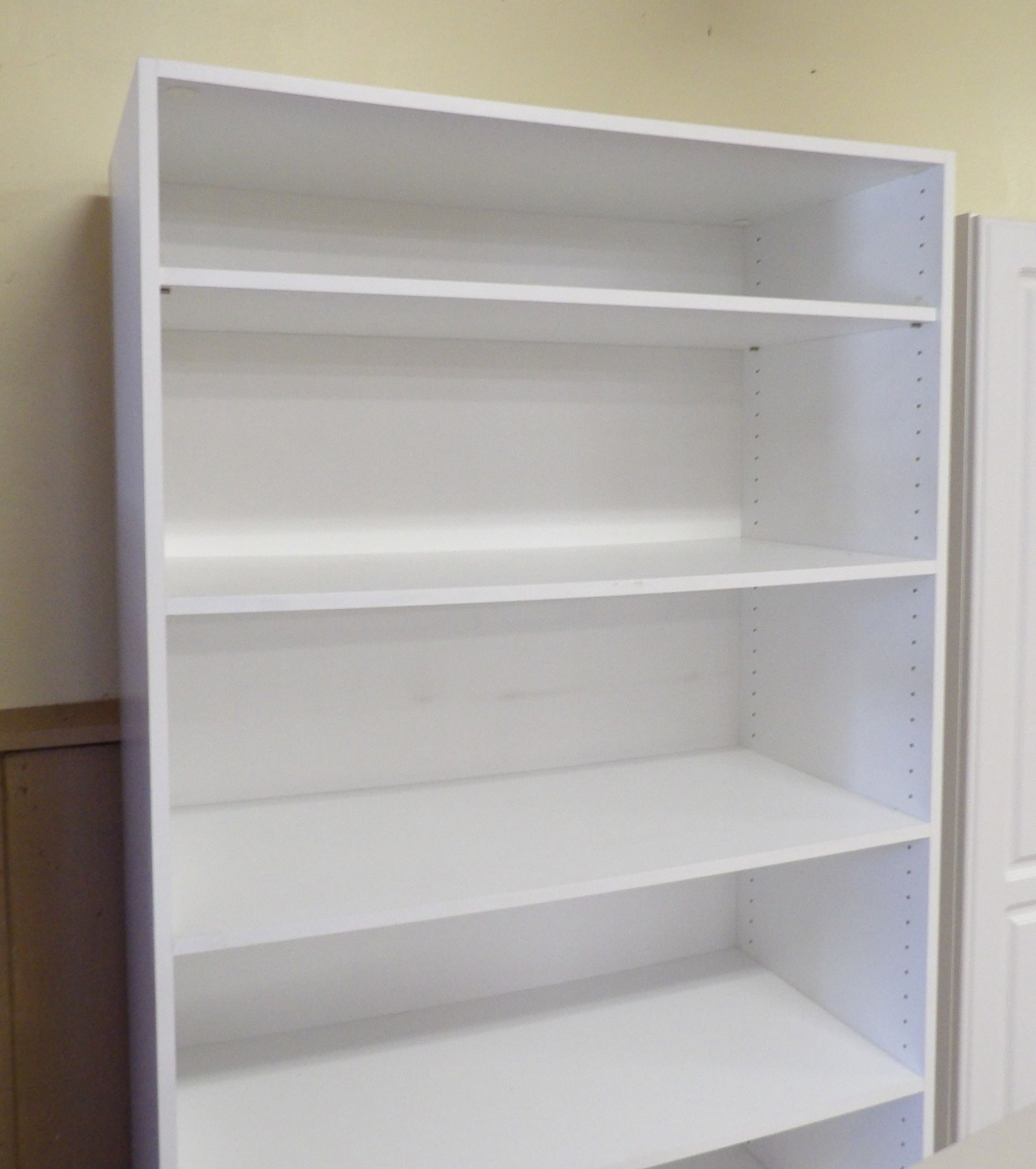 White 5-Shelf Bookcase - 3