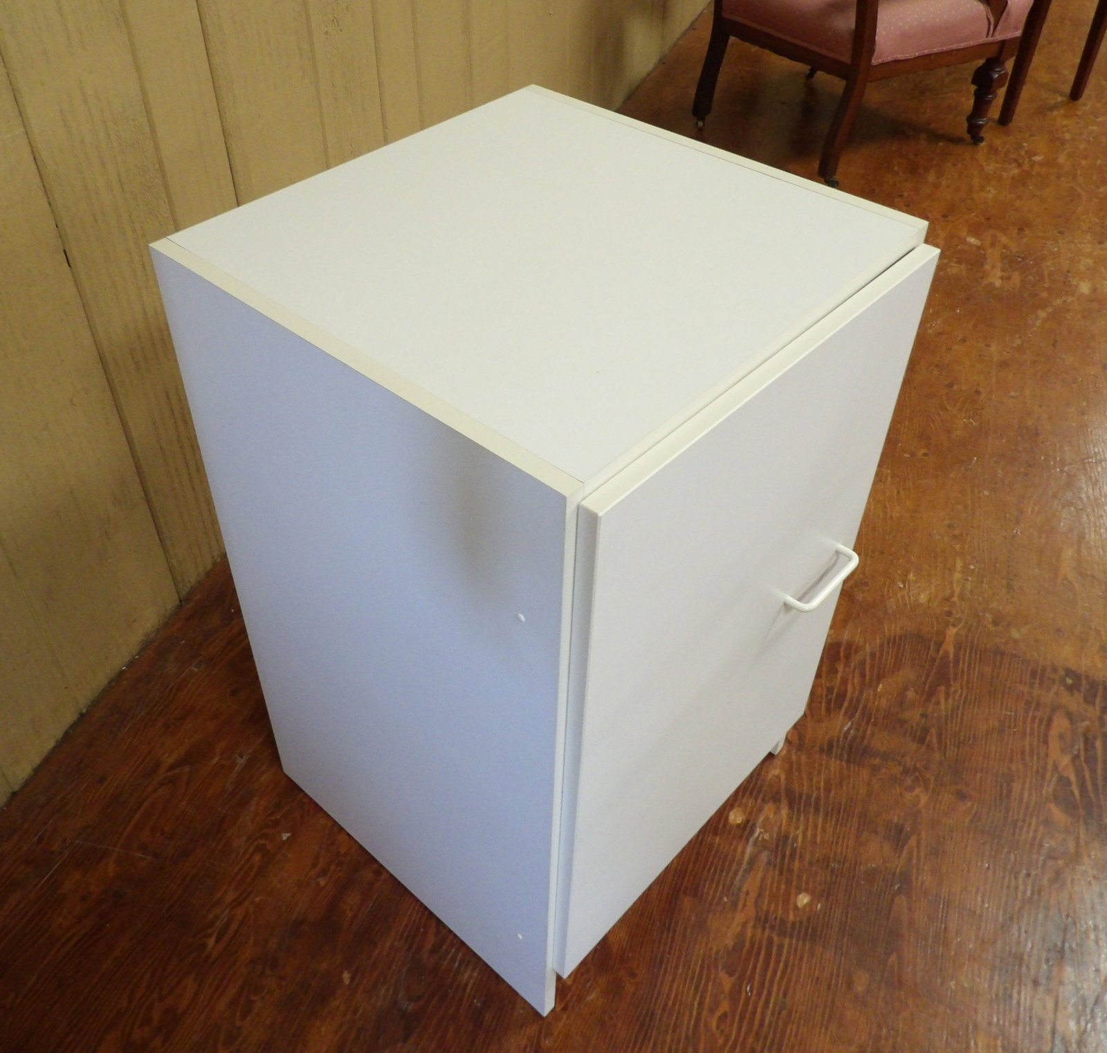 White Compact Storage Cabinet - 2