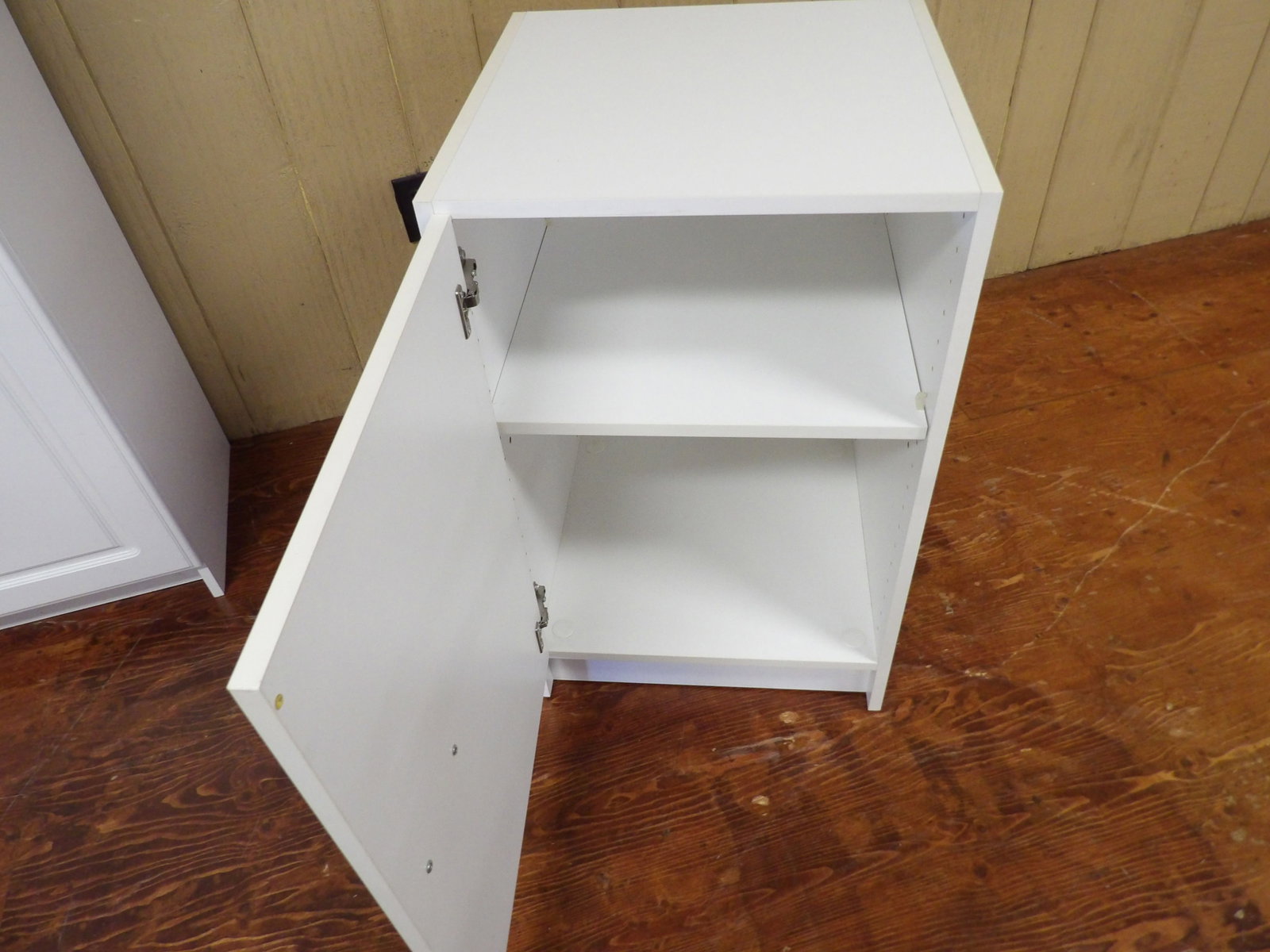 White Compact Storage Cabinet - 3