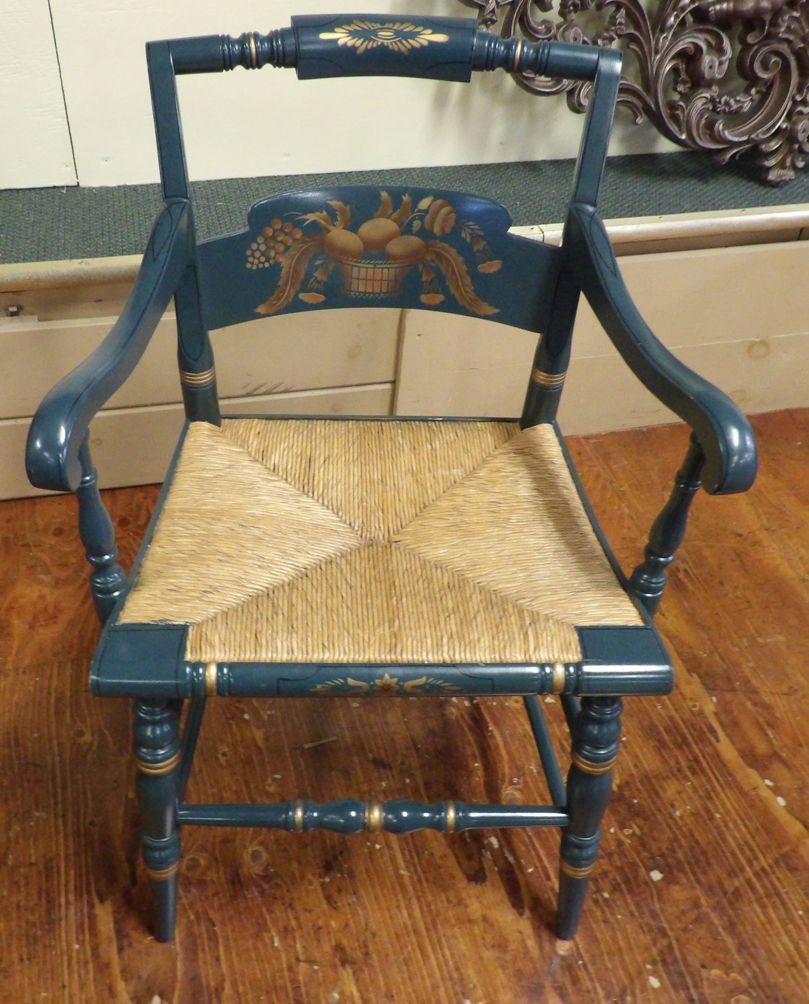 Painted Hitchcock Armchair (1 of 4)
