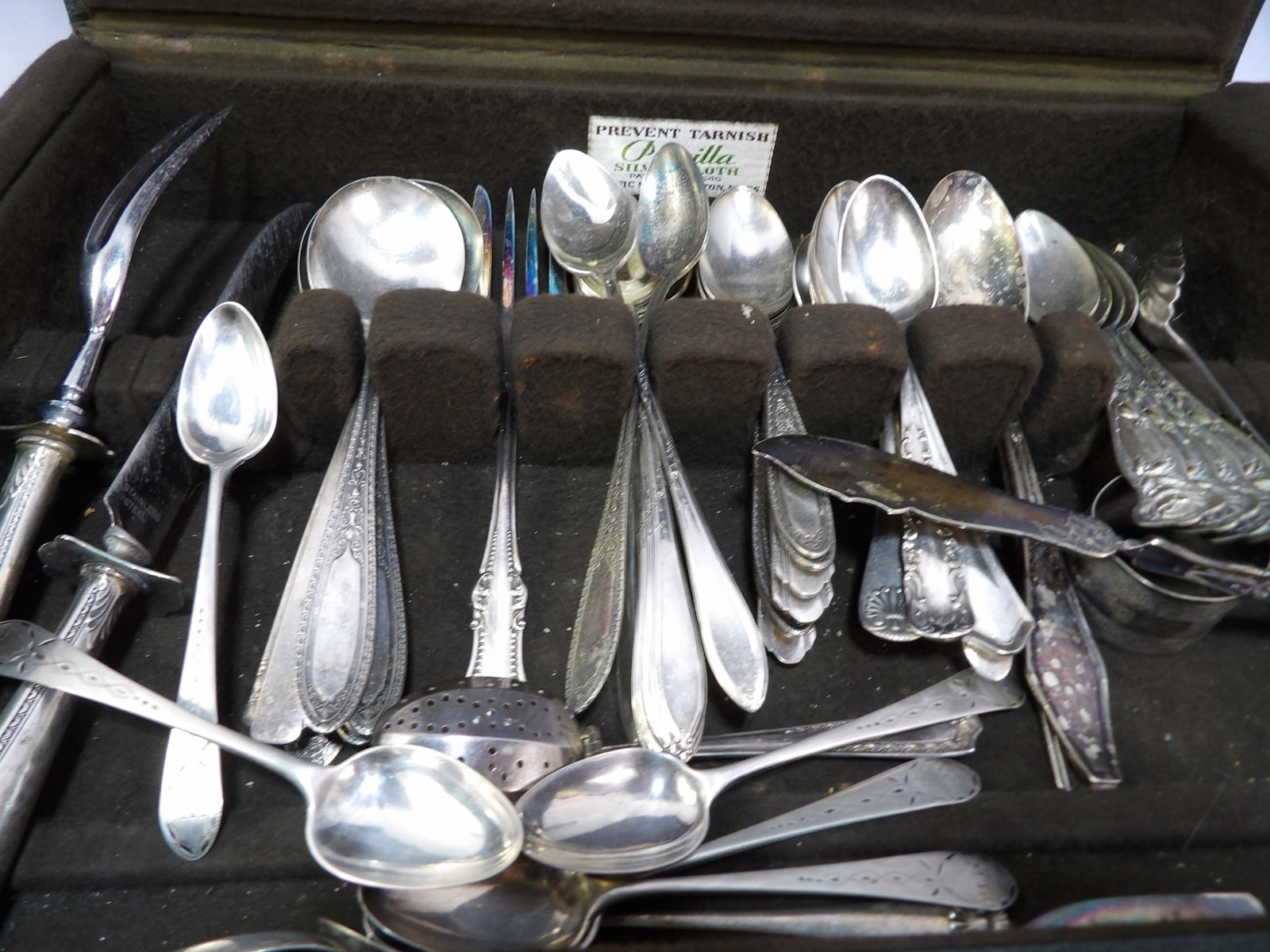 Vintage Flatware Set some coin silver - 2