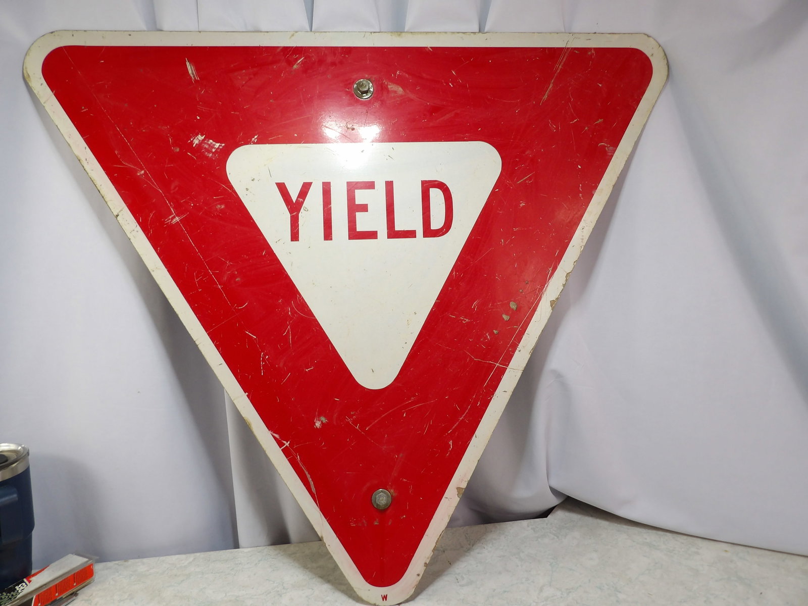Vintage Yield Sign - 2