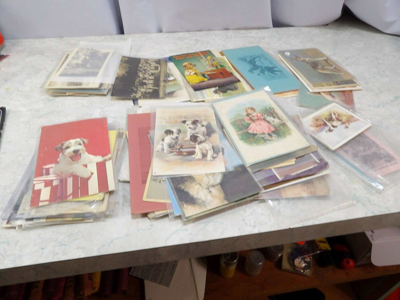 Collection of Post Cards, Trading Cards, Etc.: Collection of Assorted Vintage Post Cards, Trading Cards, Etc. All measurements approximate. Please see photos for condition and details. Selling as is from 04281.