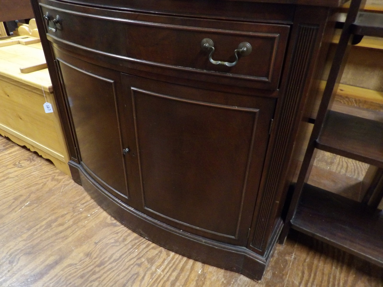 Bow Front Sideboard Buffet - 2