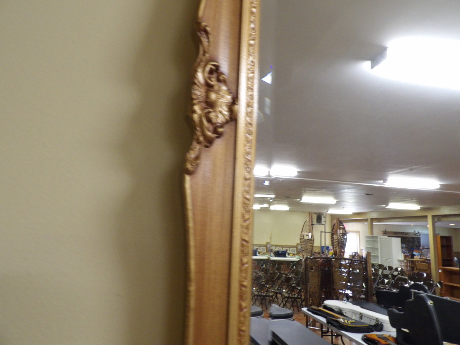 Gold Gilt Rectangular Wall Mirror - 3