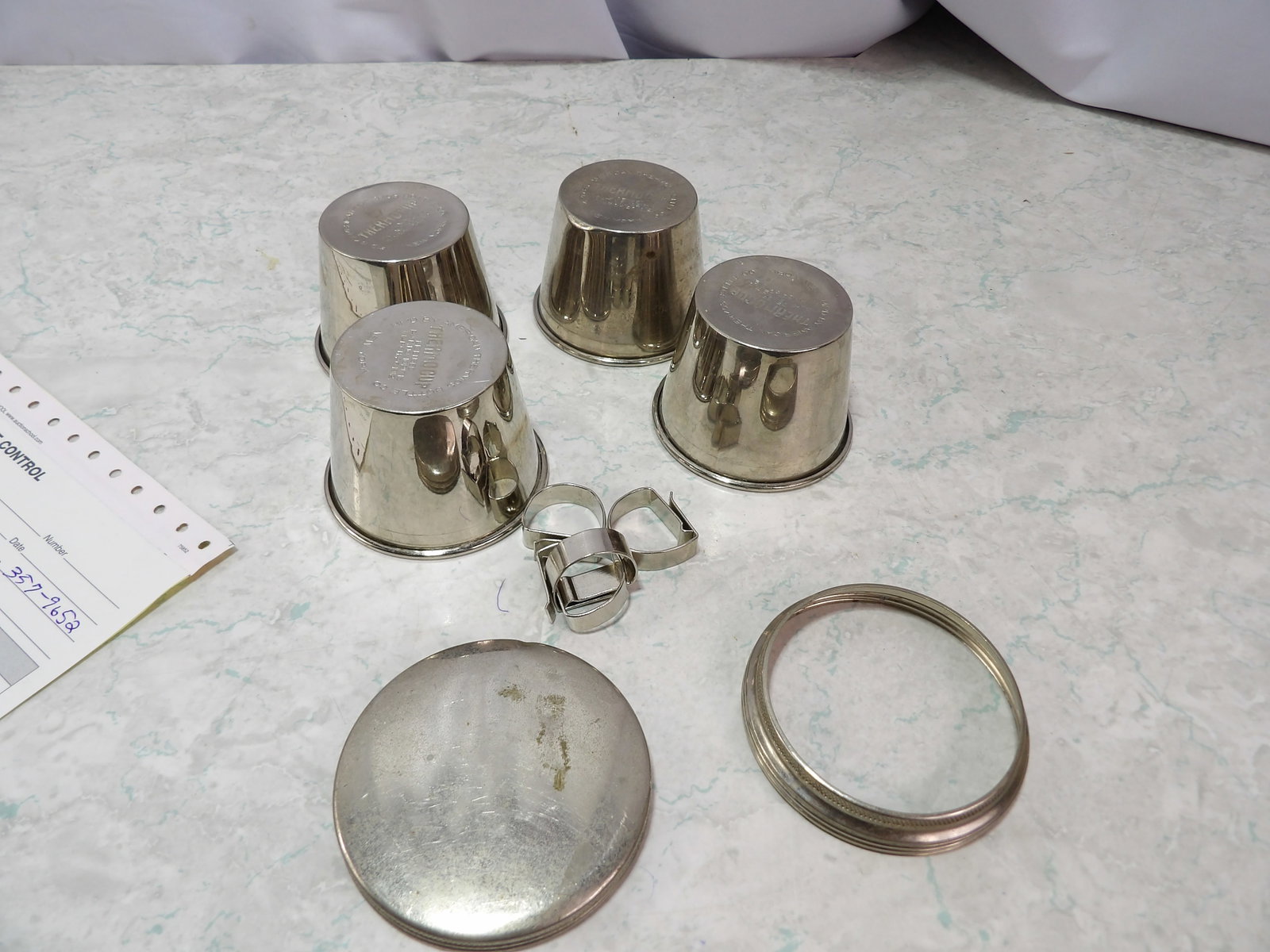 Set of 4 Thermocup Metal Stacking Cups (1 of 6)
