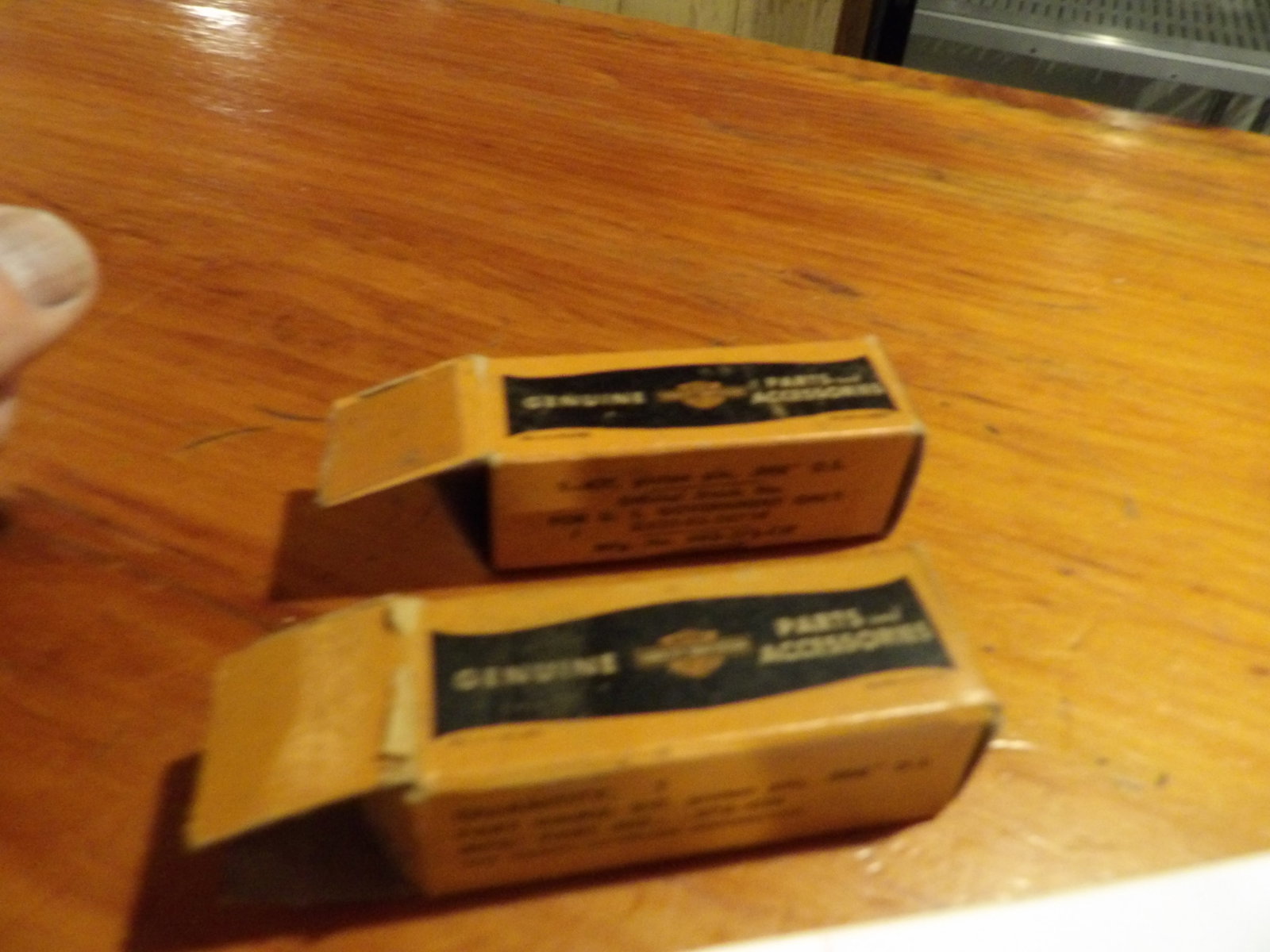 Two Harley Davidson Piston Pin Kits: Two Harley Davidson Piston Pin Kits, Nos. .006 and .008. New in Original Boxes. U.S. Government Use Only. All measurements approximate. Please see photos for condition and details. Selling as is from