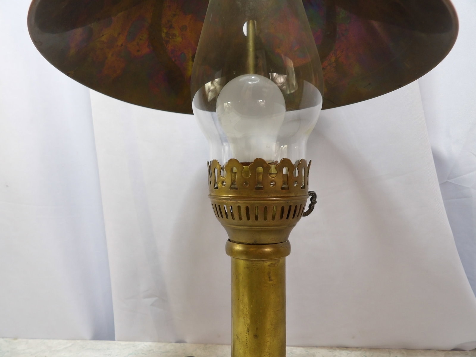 Solid Brass Clawfoot Table Lamp - 4