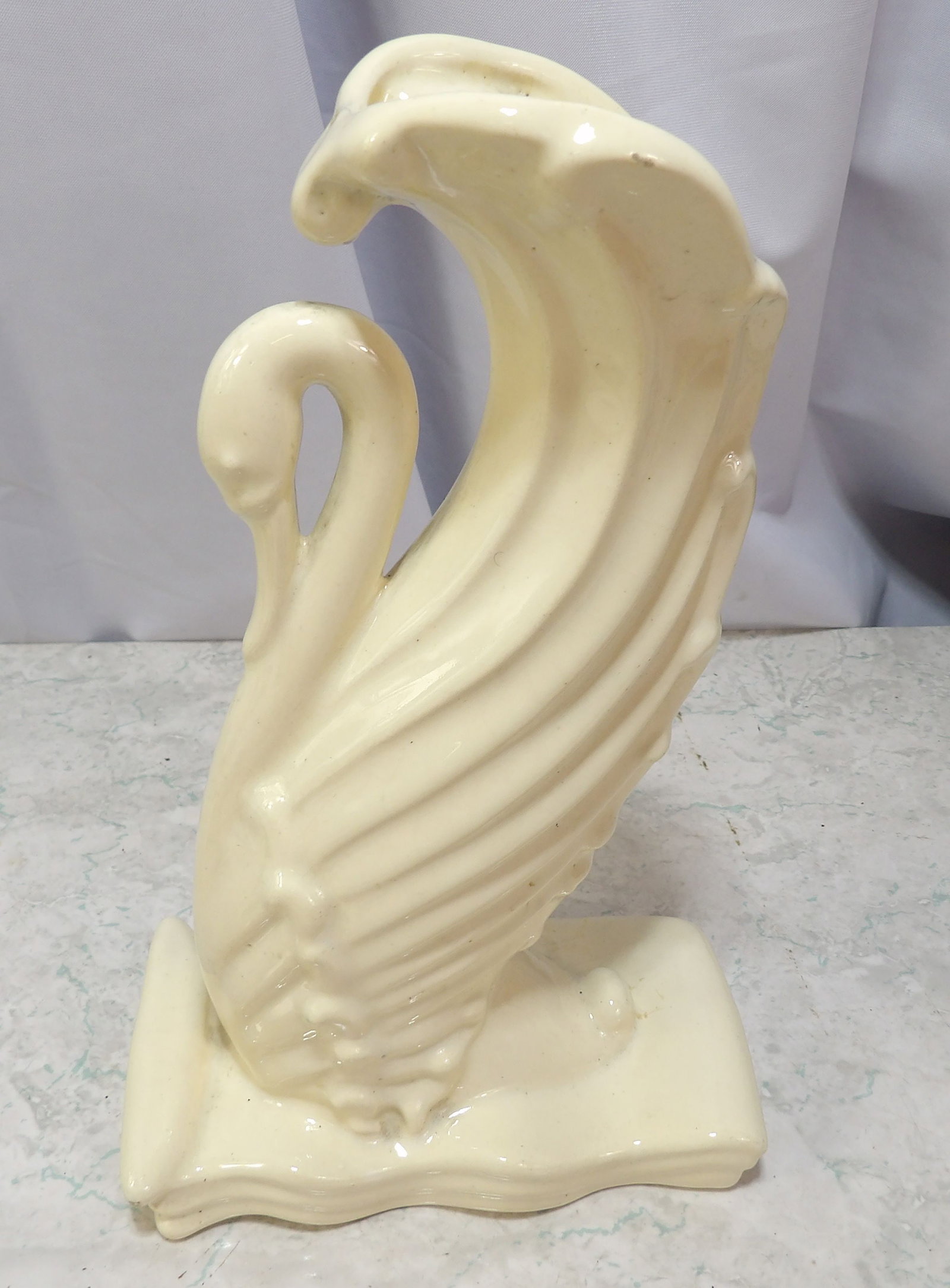 Vintage Ceramic Swan Vase (1 of 3)