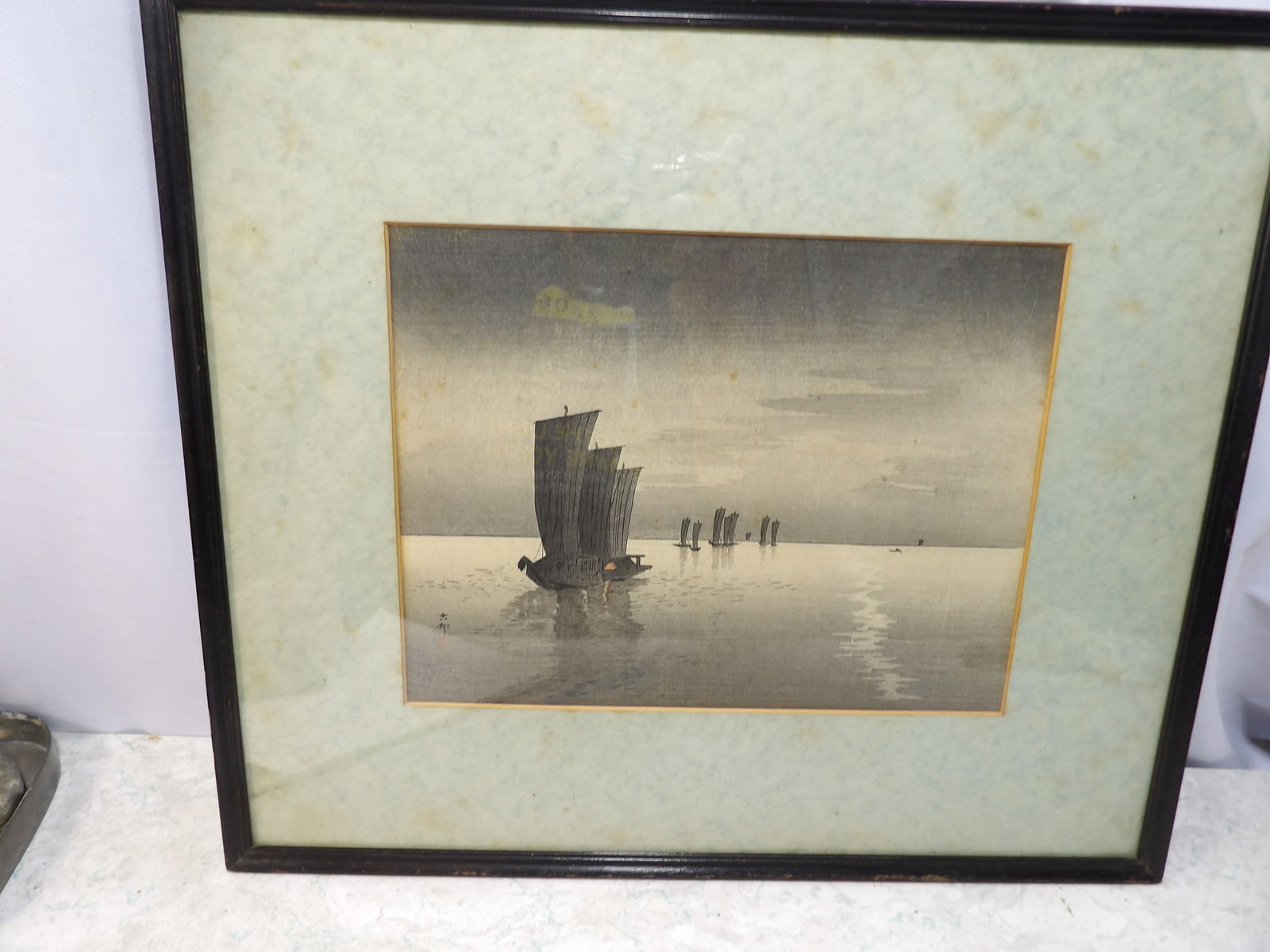 O'Hara Koson "Fishing Boat", Possible Litho: O'Hara Koson "Fishing Boats", Possible Litho, 15" X 17". Along with LiveShip (handled by LiveAuctioneers), we also can have a local shipper package and ship your purchases. Just choose buyer arranges