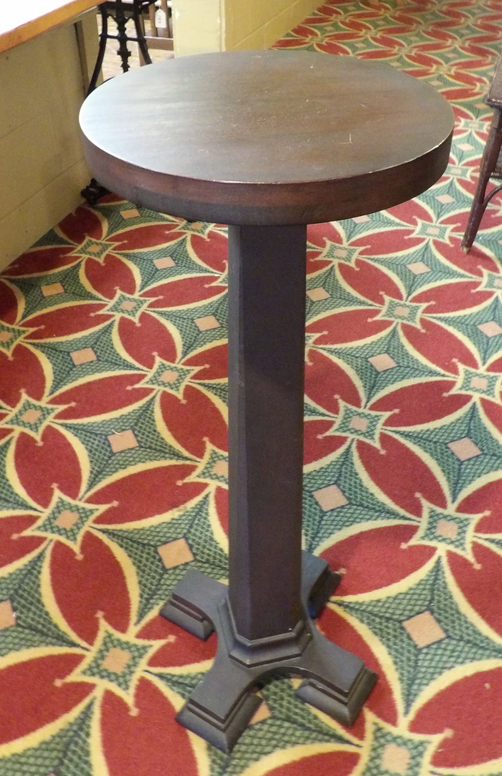American Empire Style Pedestal Stand: Vintage American Empire Style Pedestal Stand, Dated 1868. Excellent Condition. 34" Tall. Along with LiveShip (handled by LiveAuctioneers), we also can have a local shipper package and ship your