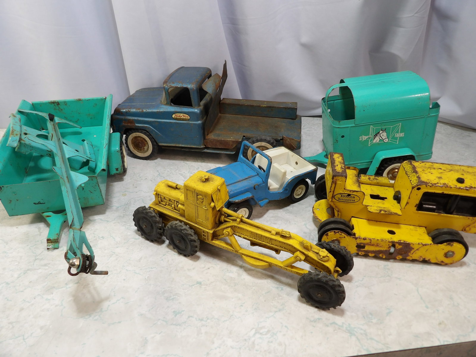Collection of Tonka and Structo Toys (1 of 3)