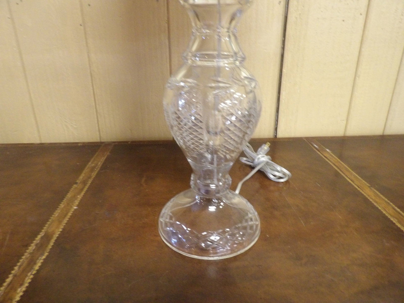 Heavy Cut Crystal Table Lamp - 2