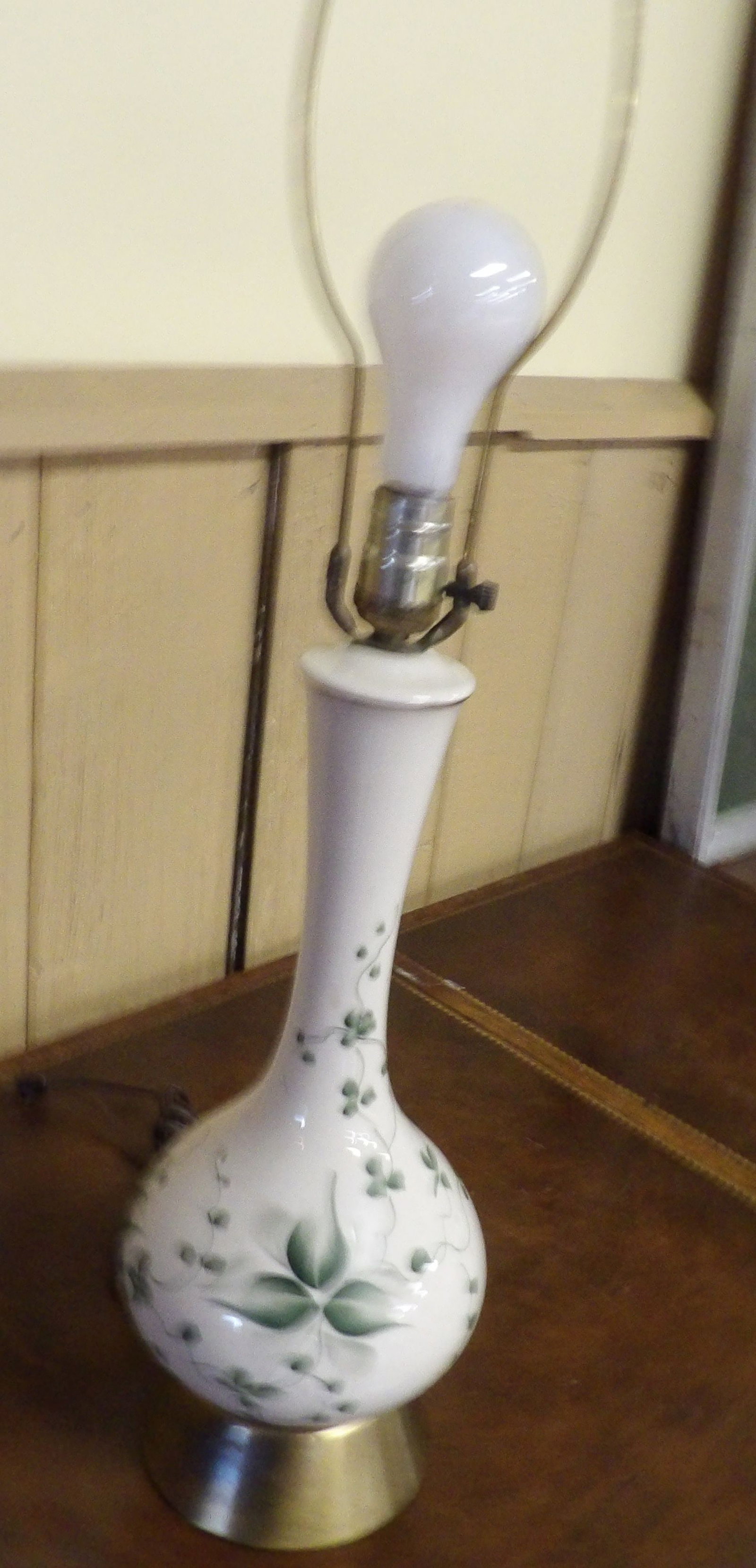 Hand Painted Ceramic Table Lamp - 3